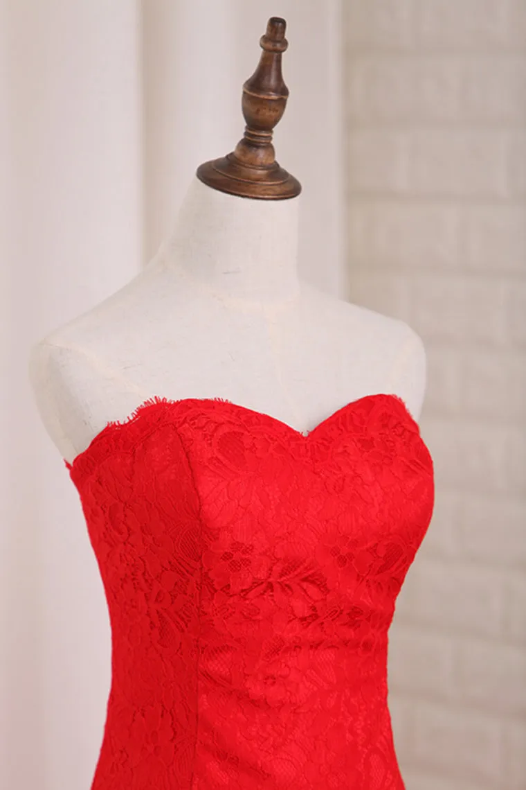 2024 New Arrival Lace Evening Dresses Mermaid Sweep Train
