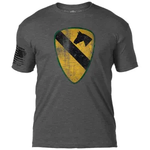 Army 1st Cavalry 'Distressed' 7.62 Design Battlespace Men's T-Shirt
