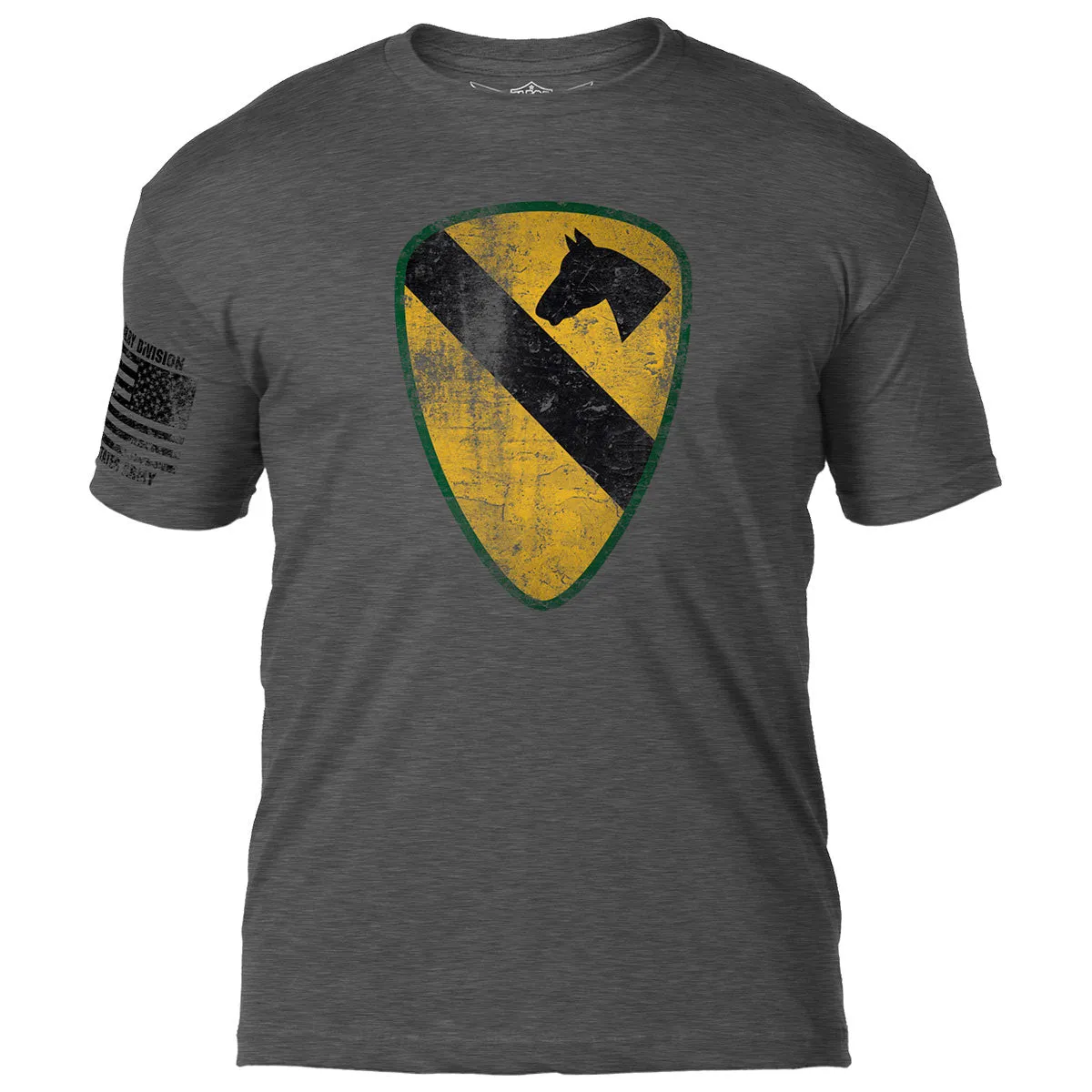 Army 1st Cavalry 'Distressed' 7.62 Design Battlespace Men's T-Shirt