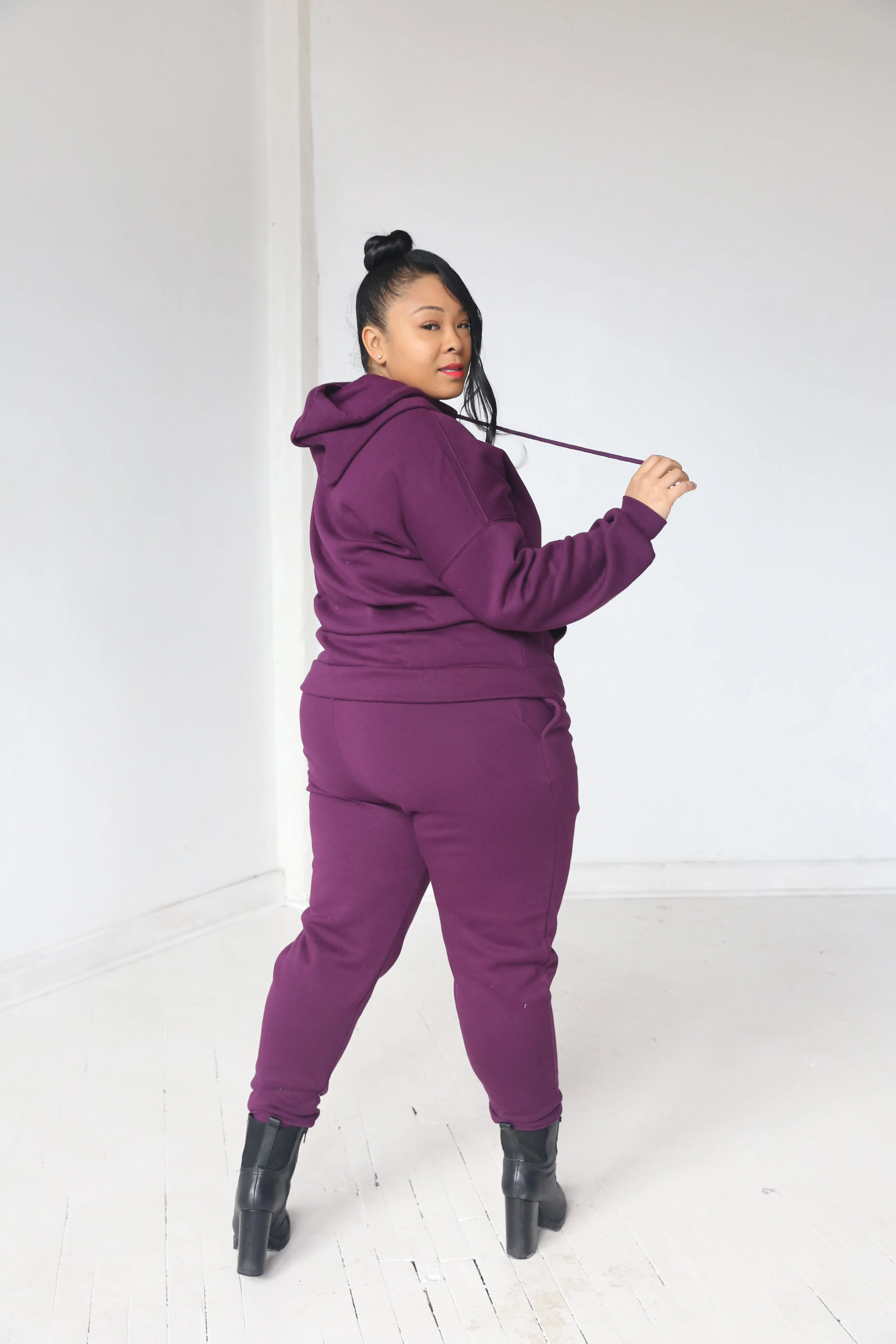 Basic Jogger Set | Plum