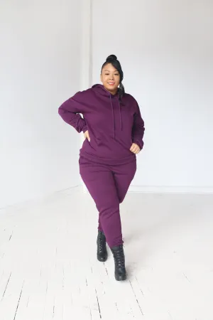 Basic Jogger Set | Plum
