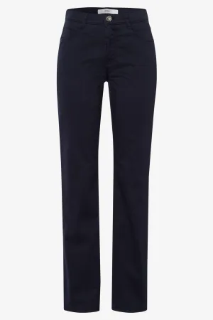 Brax 71-1458 21 Carola Perma Blue Navy  Five Pocket Trousers