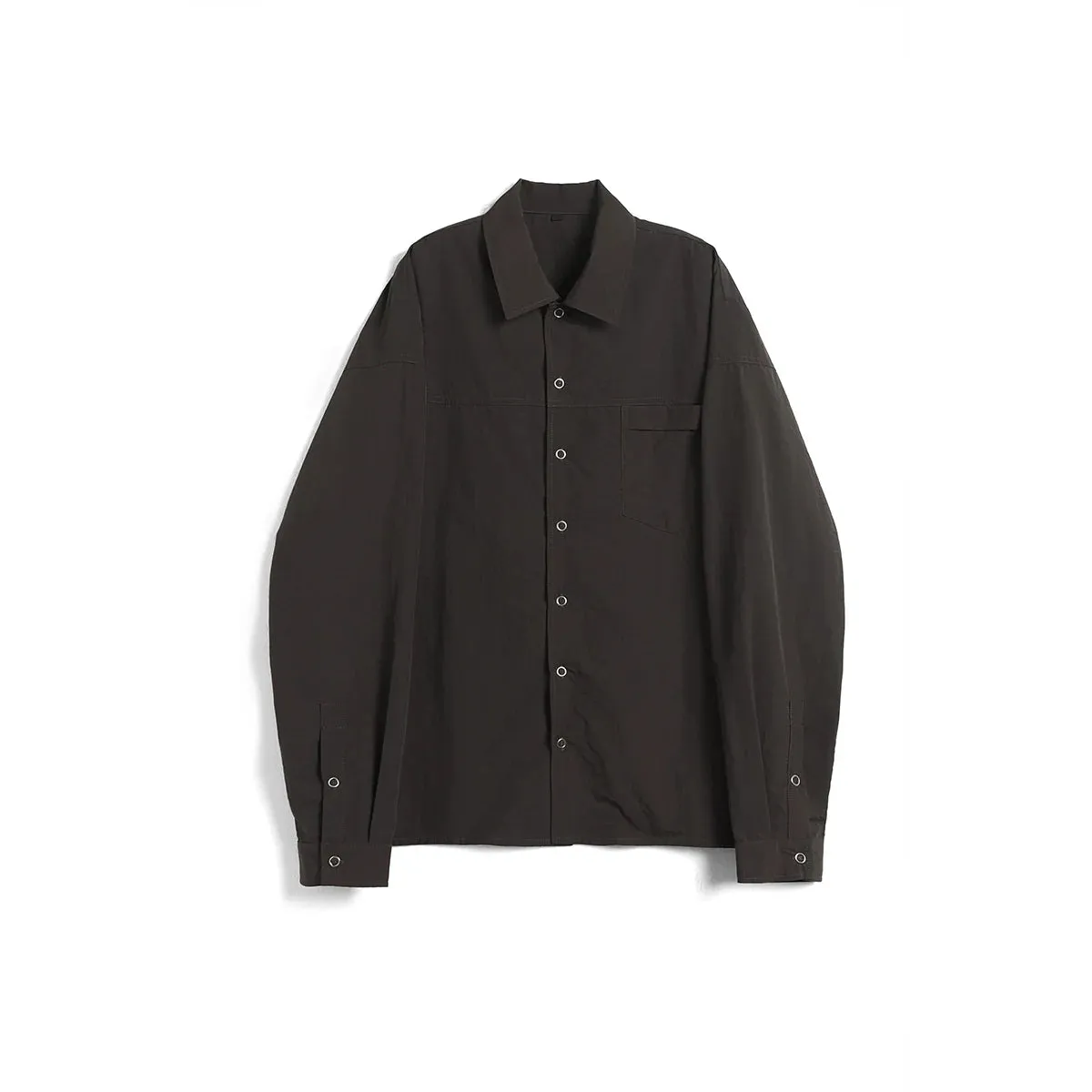 Cuban Collar Shirt Jacket