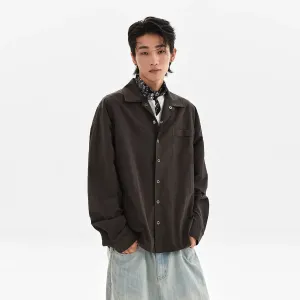 Cuban Collar Shirt Jacket
