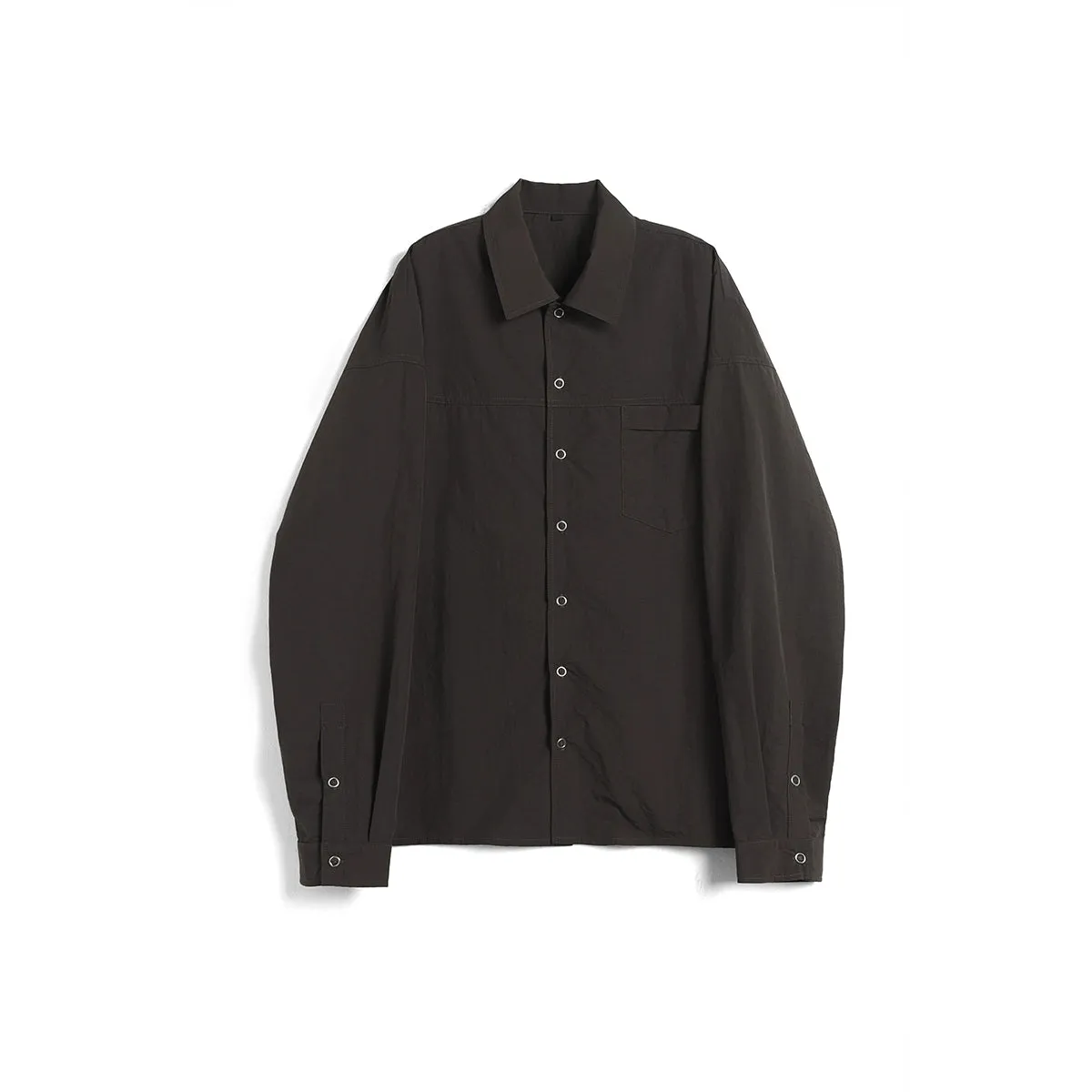 Cuban Collar Shirt Jacket
