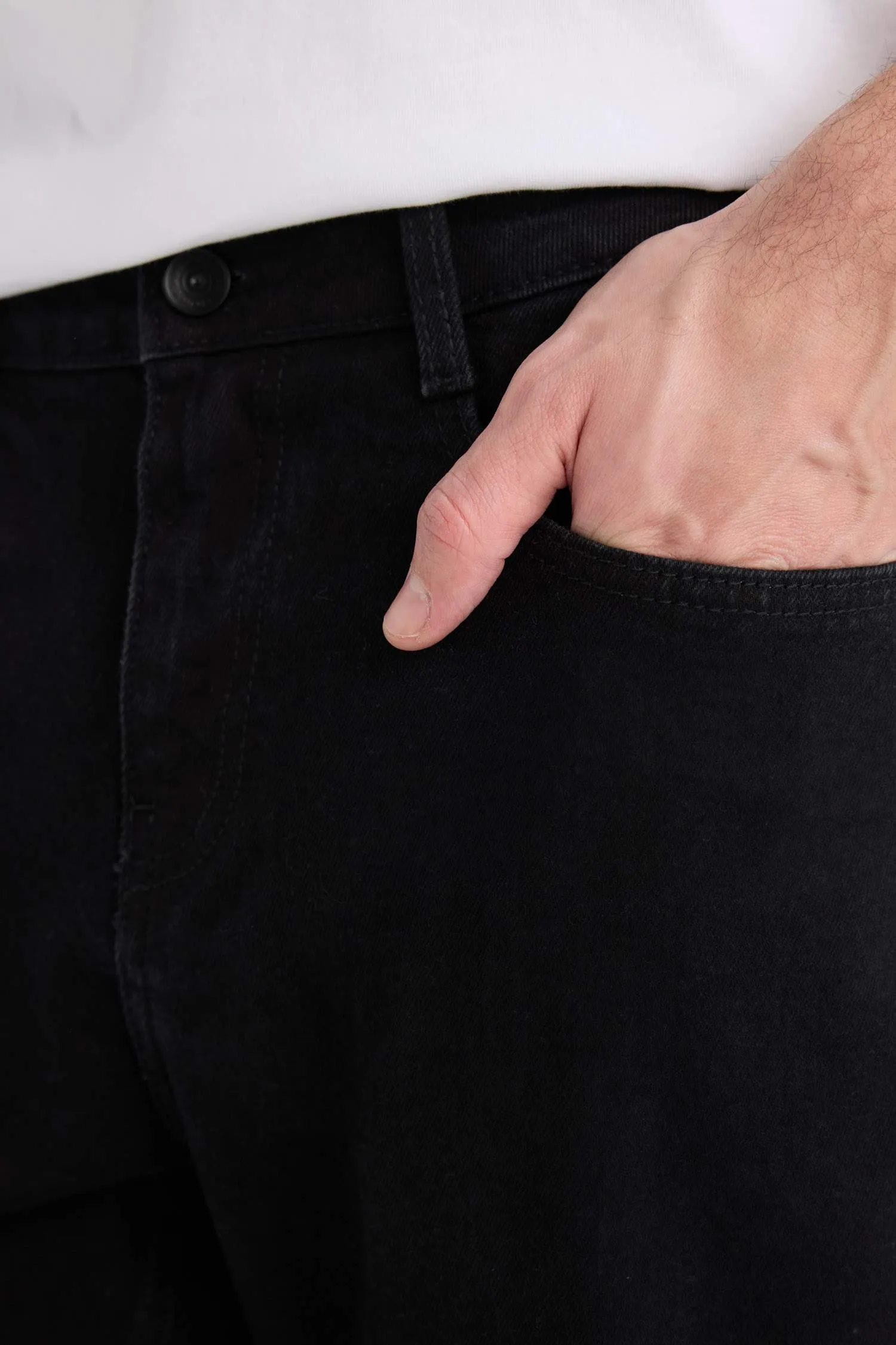 Diago Comfort Fit Comfortable Mold High Waist Wide Leg Jean Pants