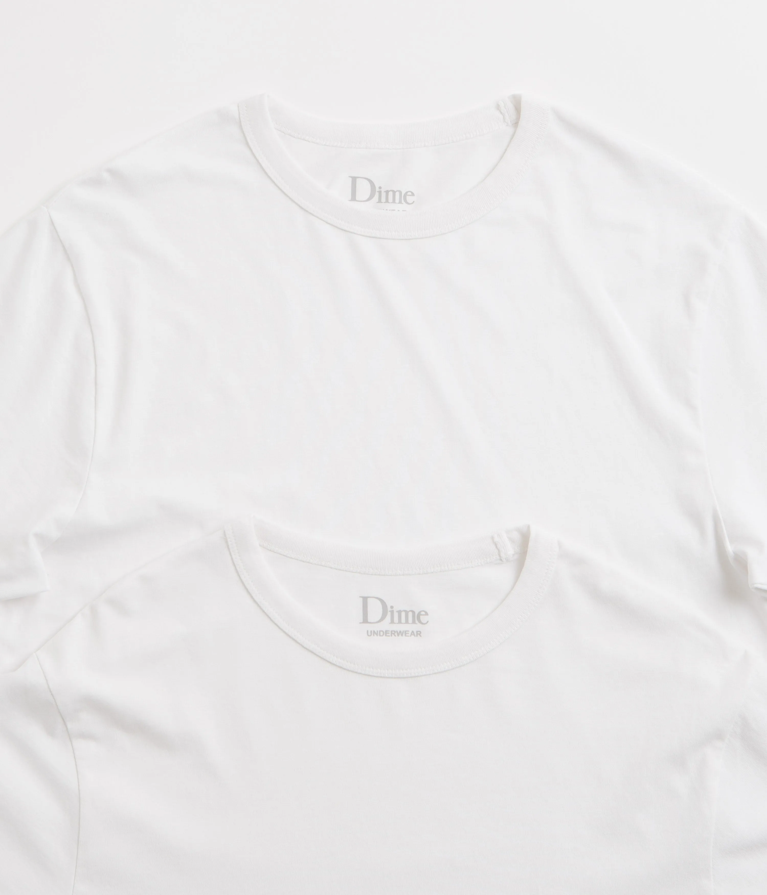Dime T-Shirts (2 Pack) - White