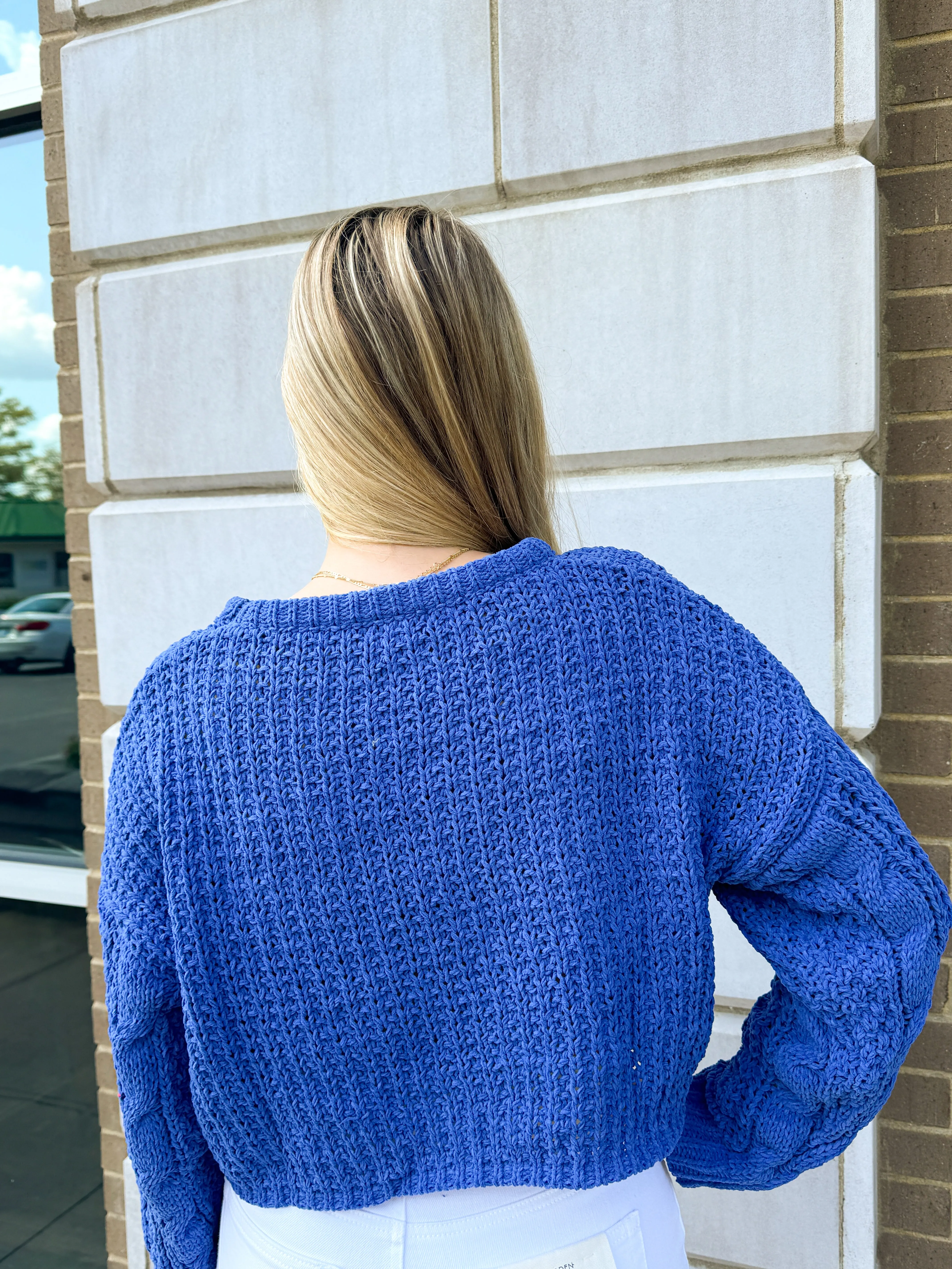 Does To Me Cable Knit Sweater