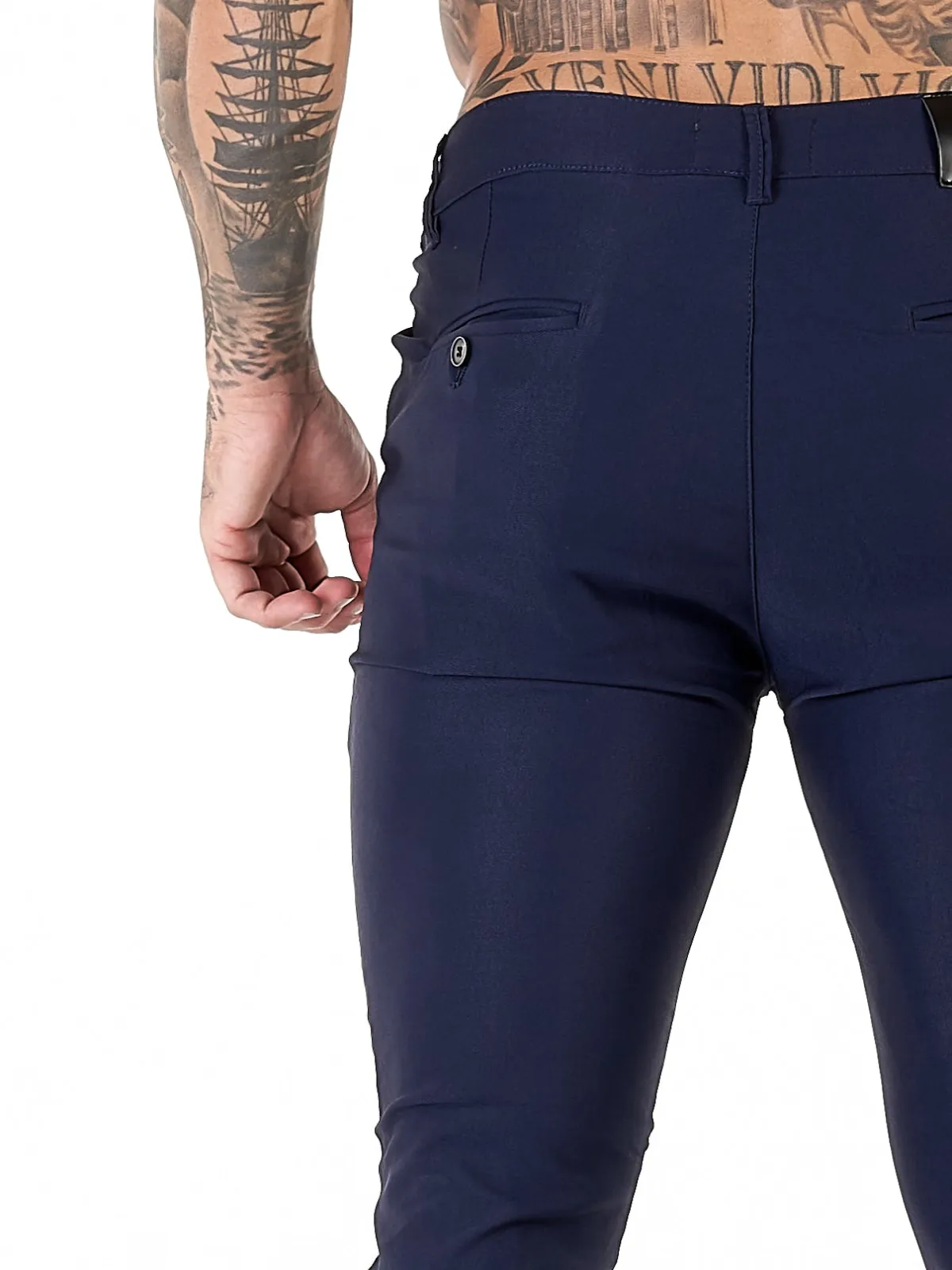 ENZO TROUSERS | BLUE