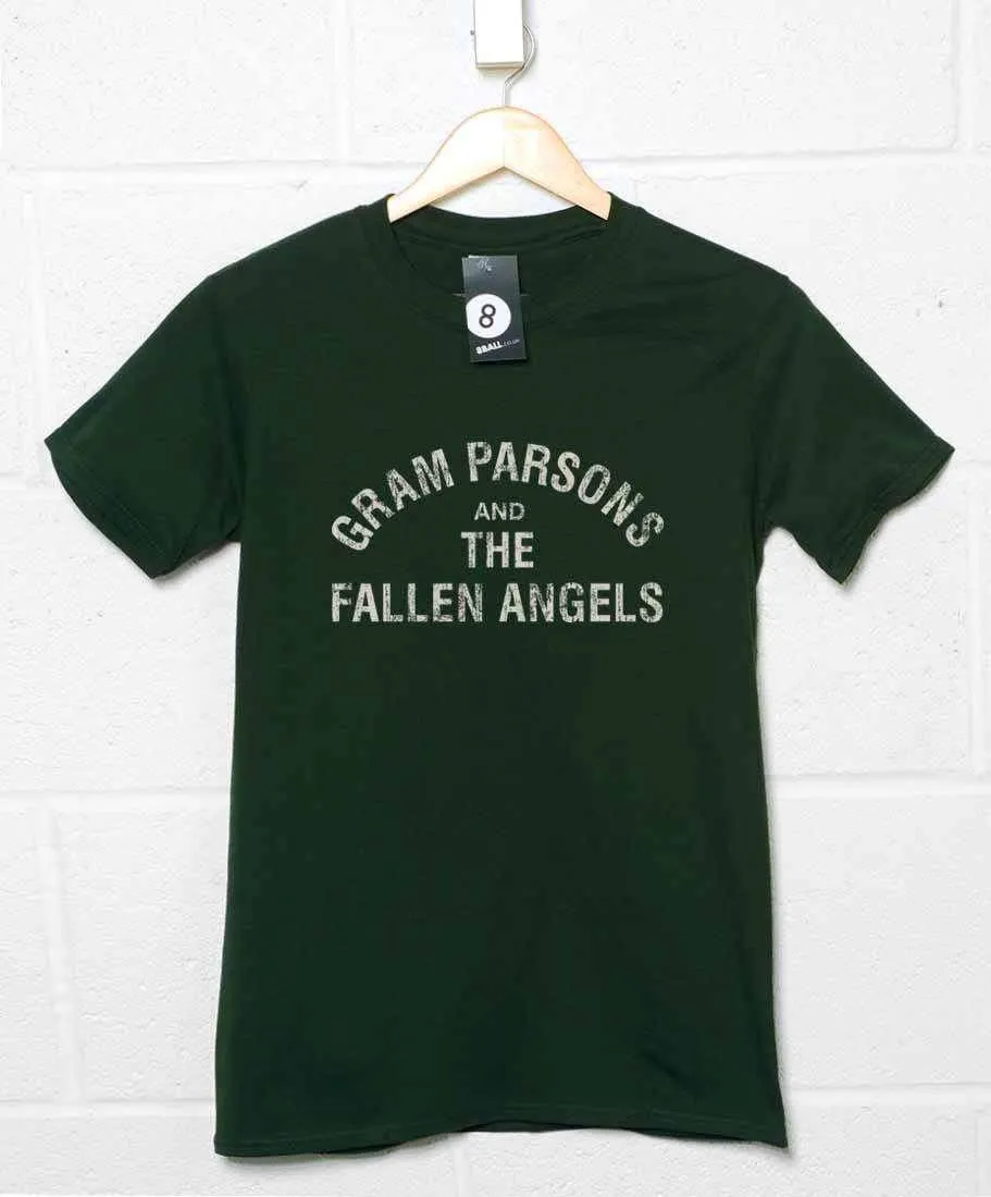 Gram Parsons And The Fallen Angels Distressed Print T-Shirt