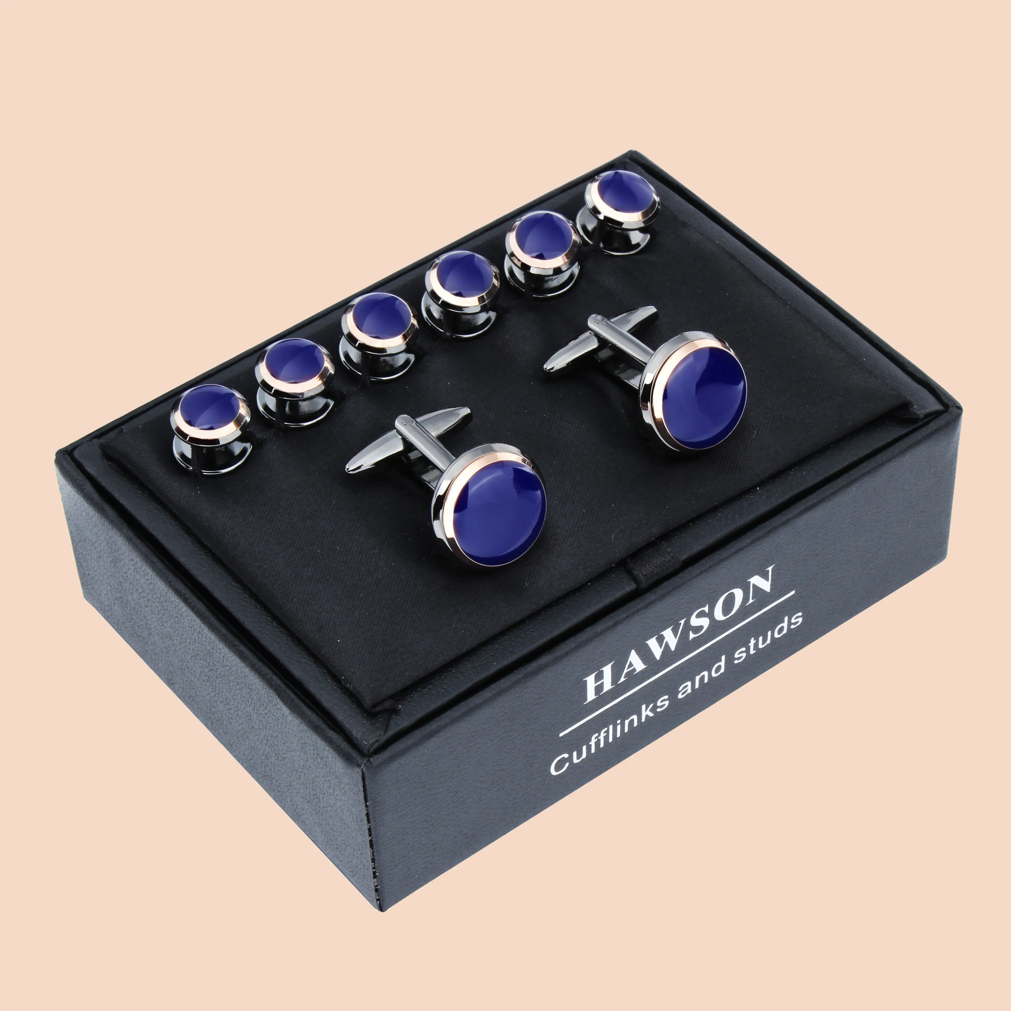 HAWSON Turquoise Cufflinks and Studs Set
