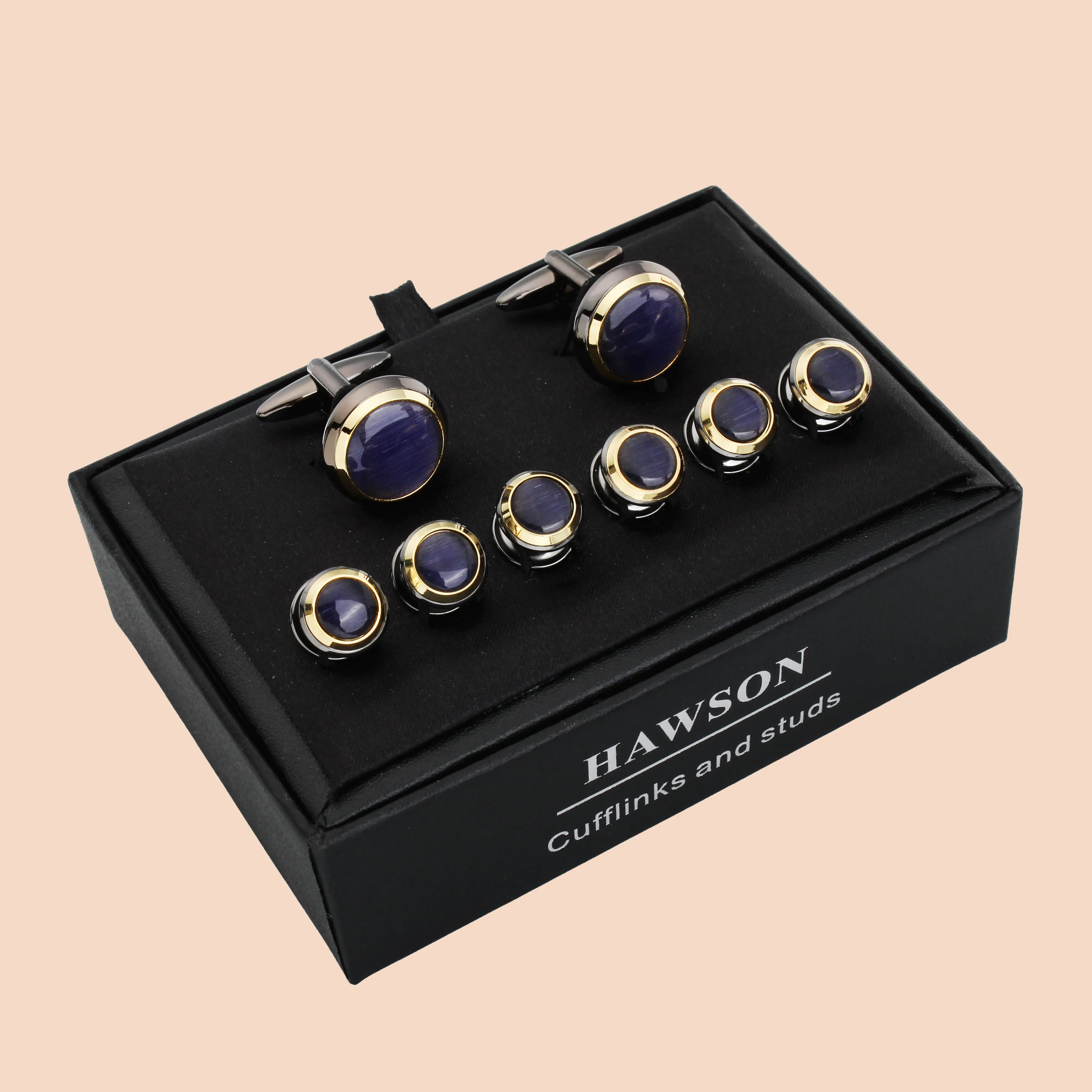 HAWSON Turquoise Cufflinks and Studs Set
