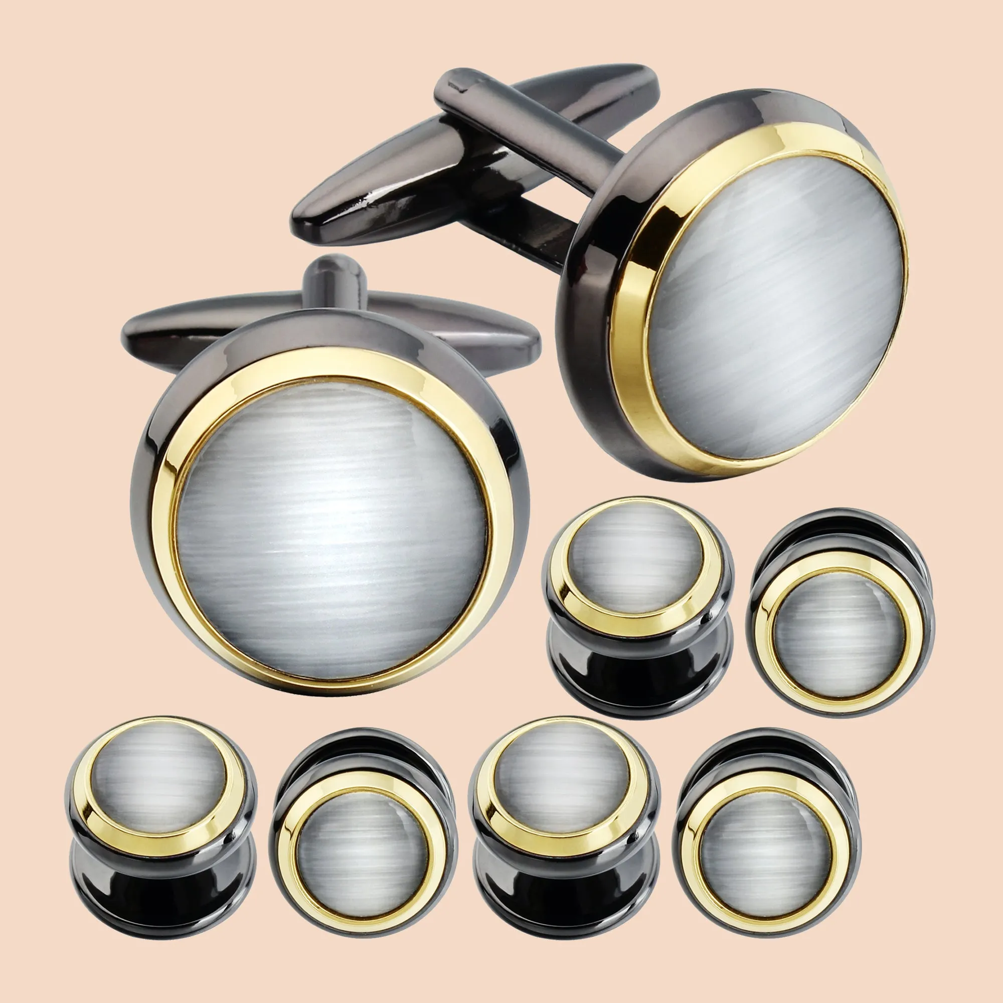 HAWSON Turquoise Cufflinks and Studs Set