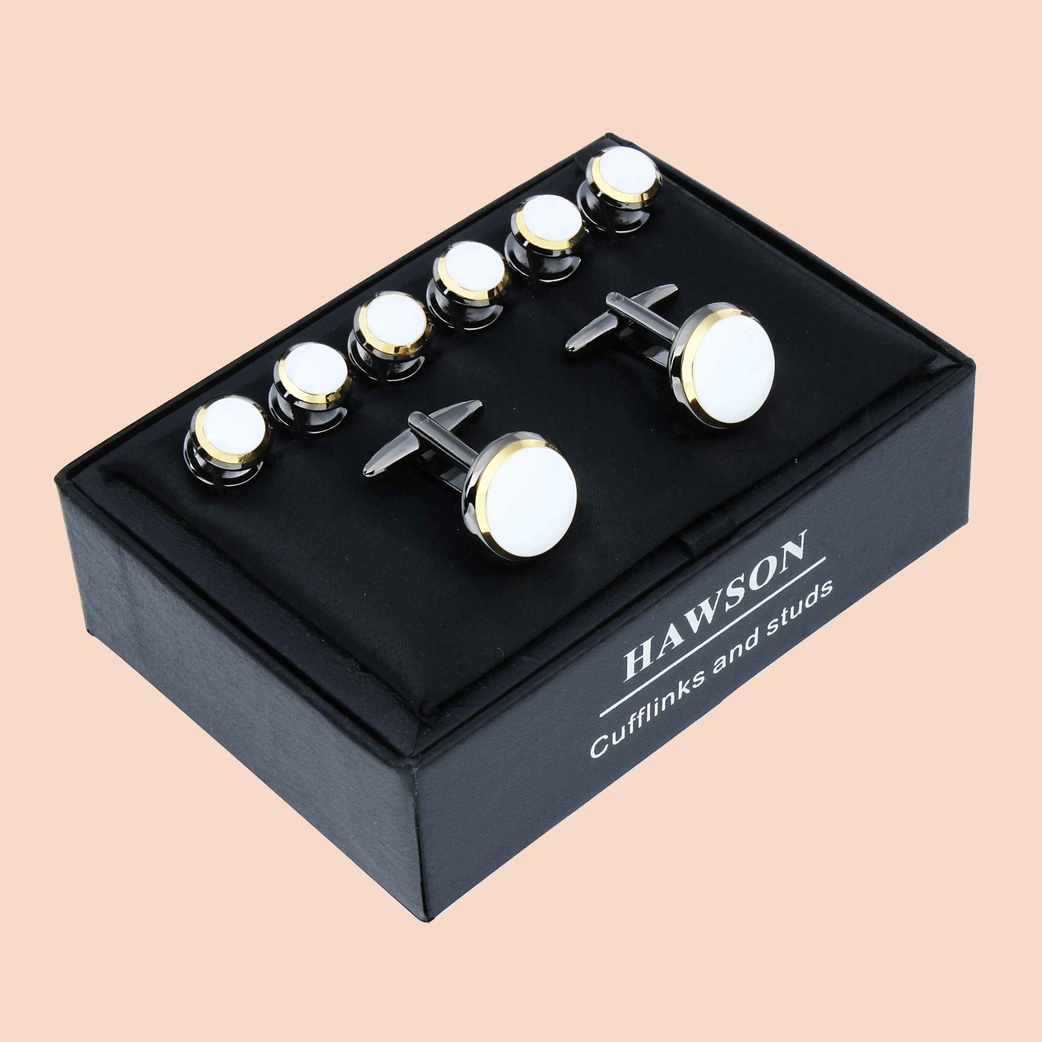 HAWSON Turquoise Cufflinks and Studs Set