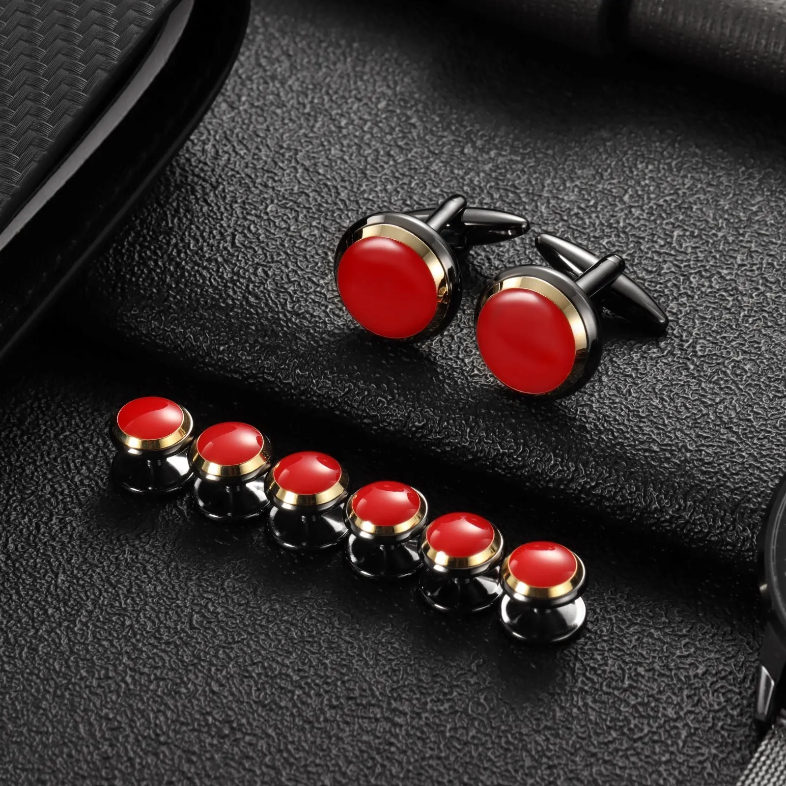 HAWSON Turquoise Cufflinks and Studs Set