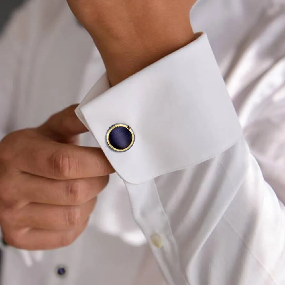 HAWSON Turquoise Cufflinks and Studs Set