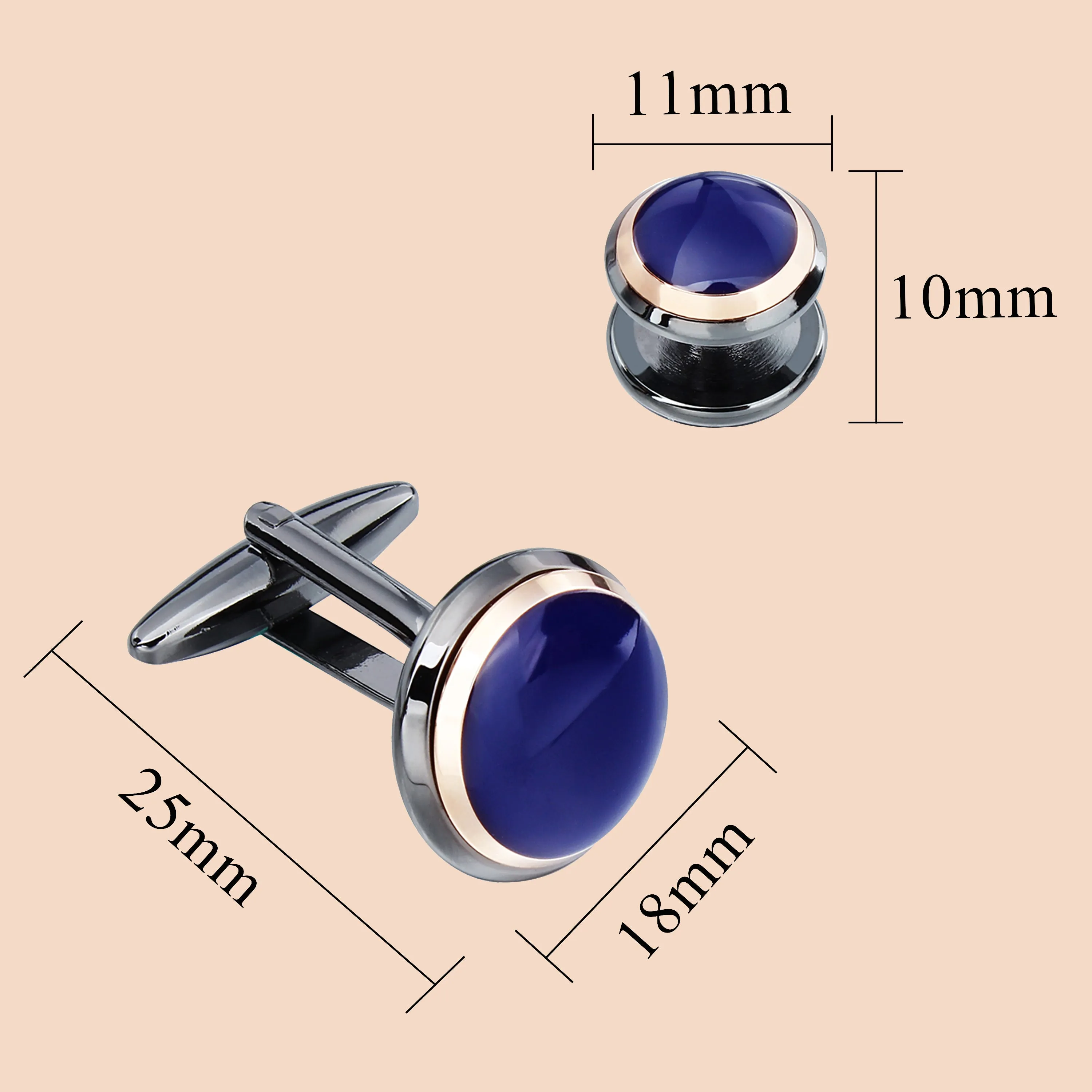 HAWSON Turquoise Cufflinks and Studs Set