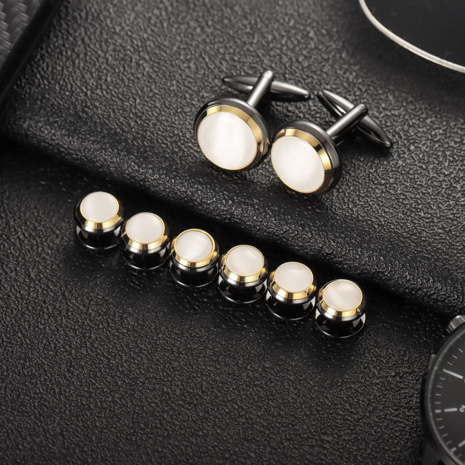 HAWSON Turquoise Cufflinks and Studs Set