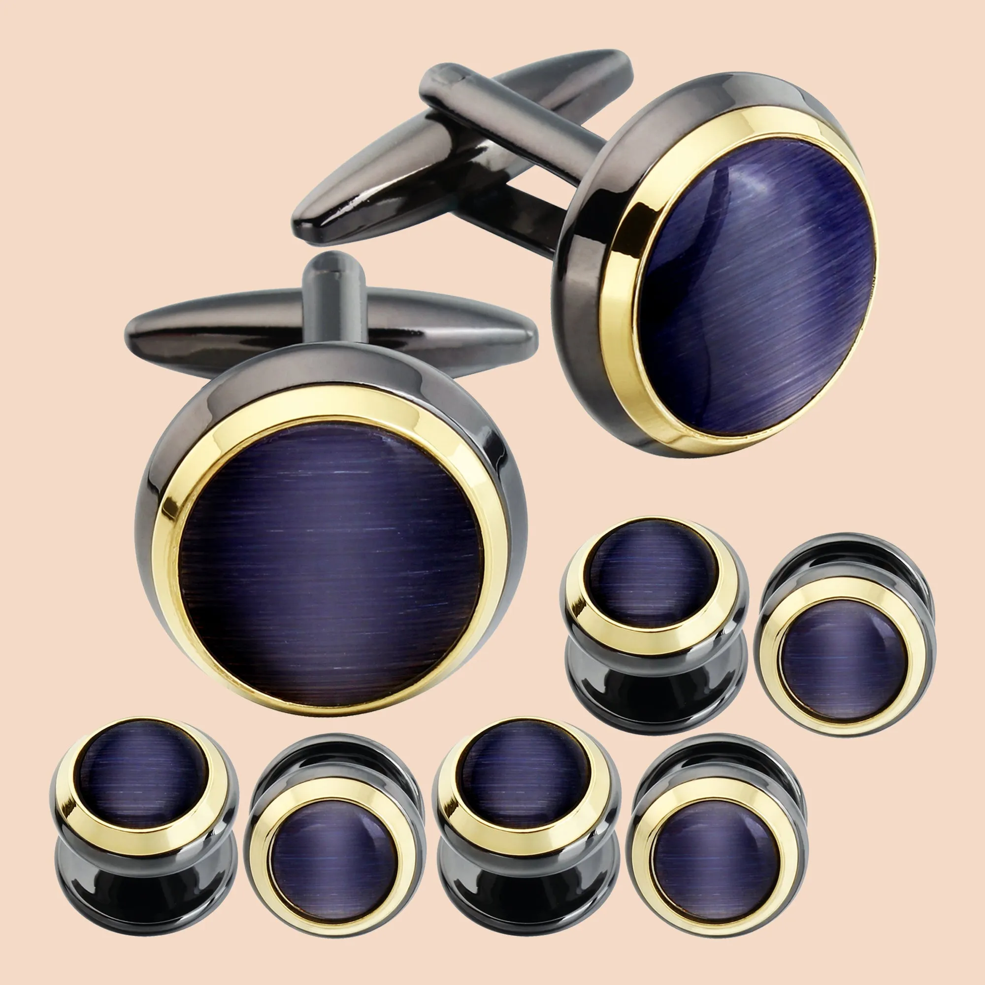 HAWSON Turquoise Cufflinks and Studs Set