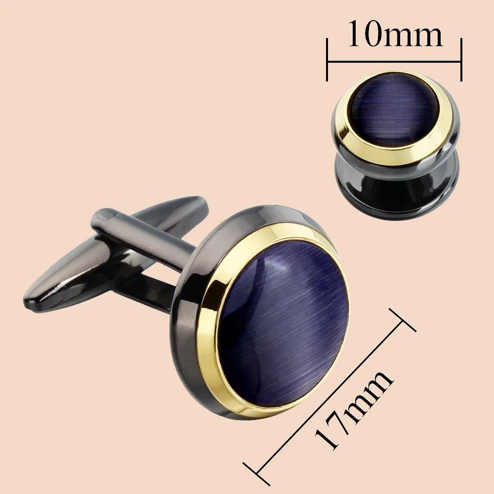 HAWSON Turquoise Cufflinks and Studs Set