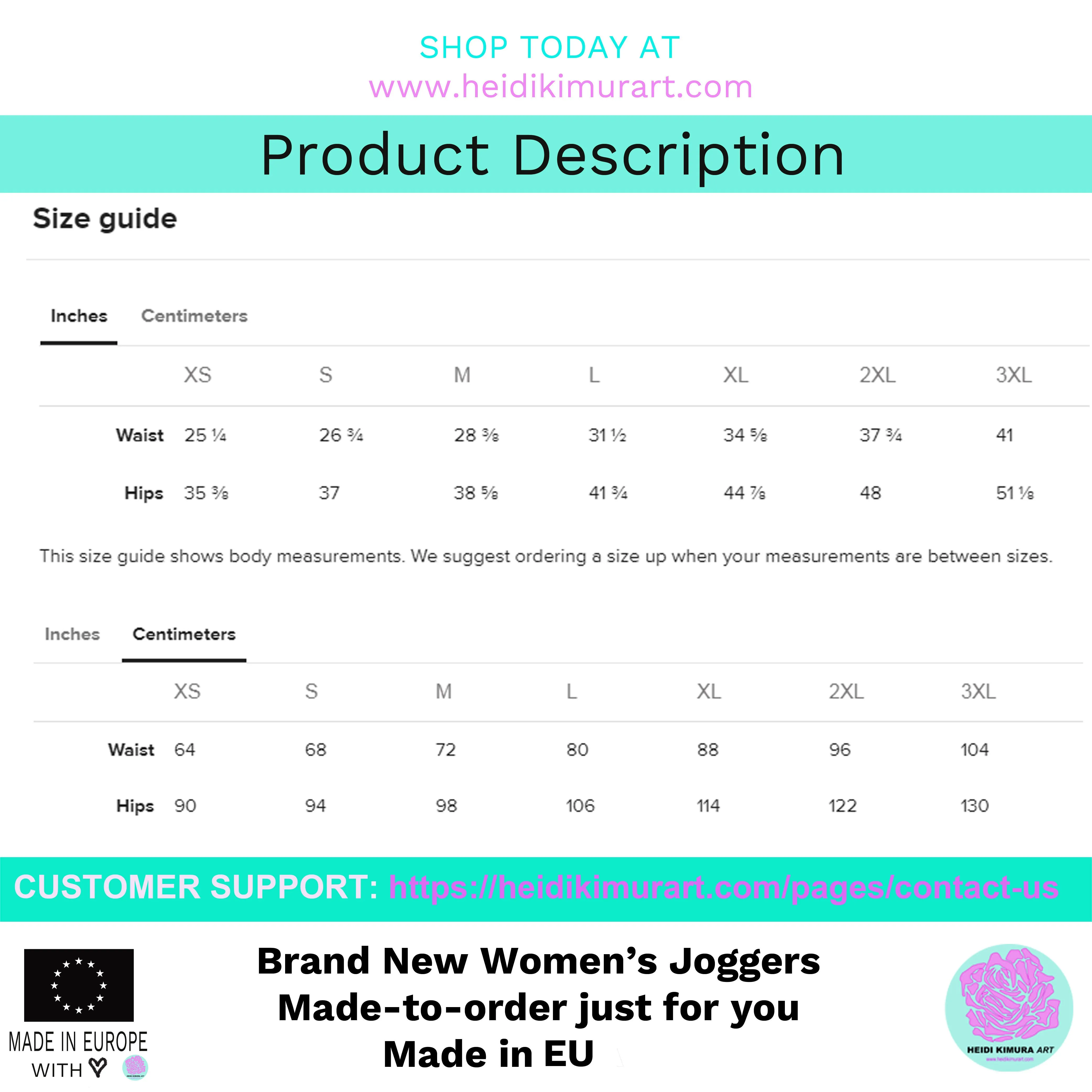 Hot Pink Women's Joggers, Solid Color Slim Fit Sweatpants, Lightweight Pants-Made in EU