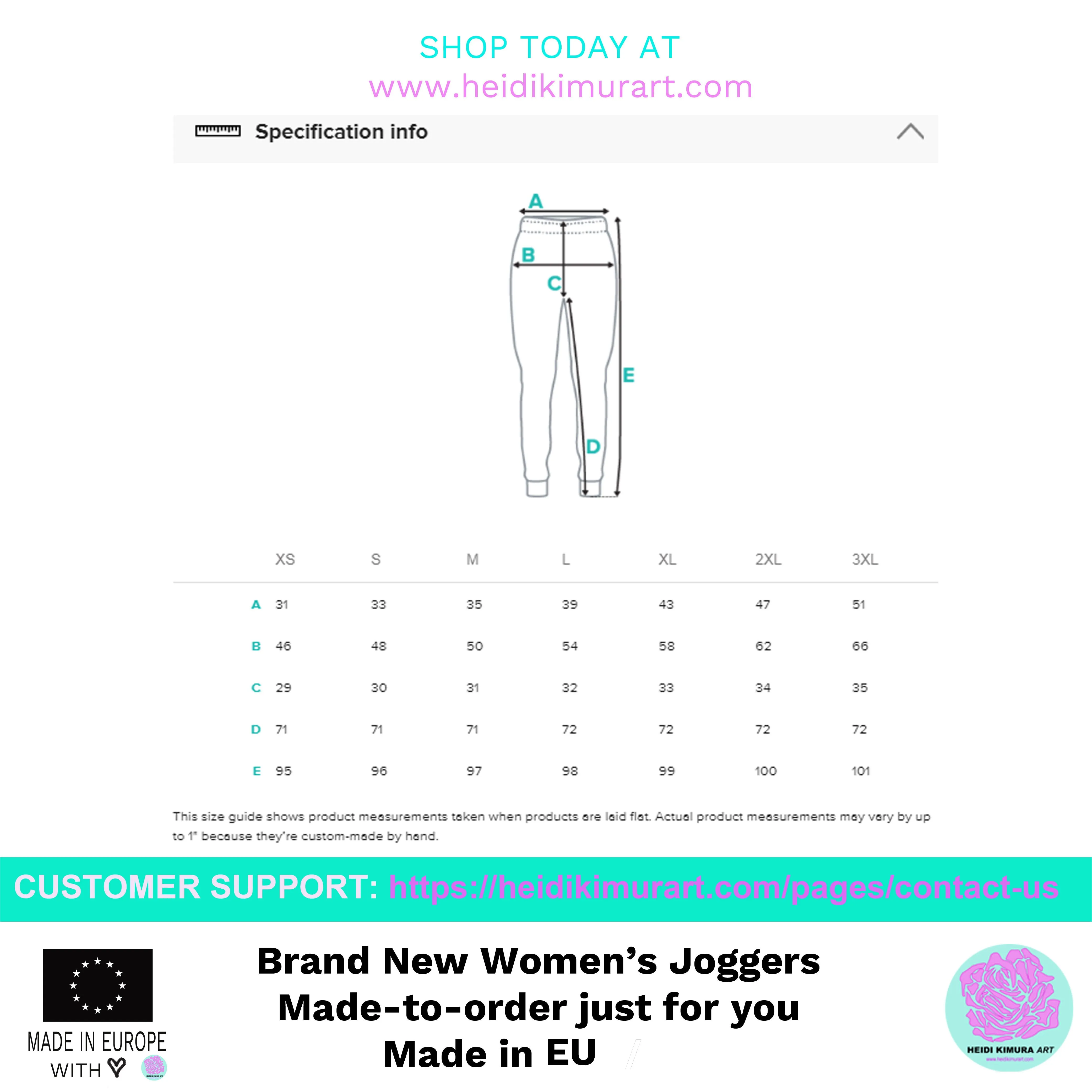 Hot Pink Women's Joggers, Solid Color Slim Fit Sweatpants, Lightweight Pants-Made in EU