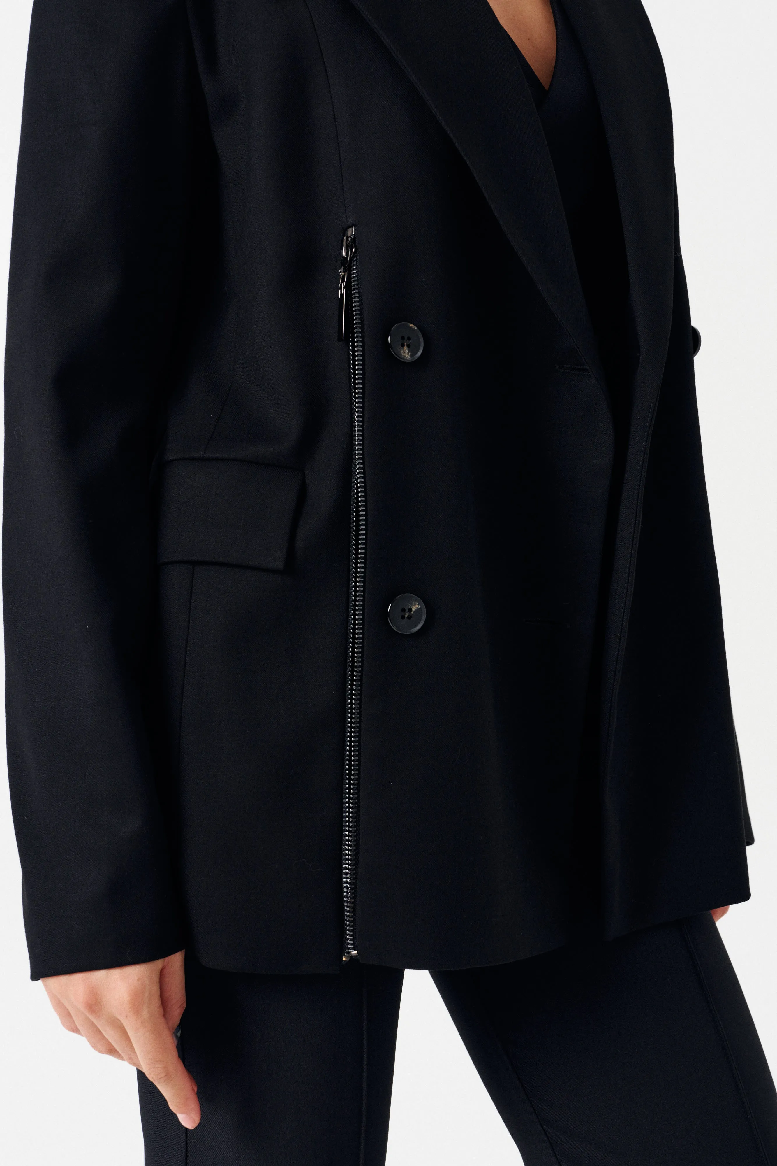 Jacket With Zippers