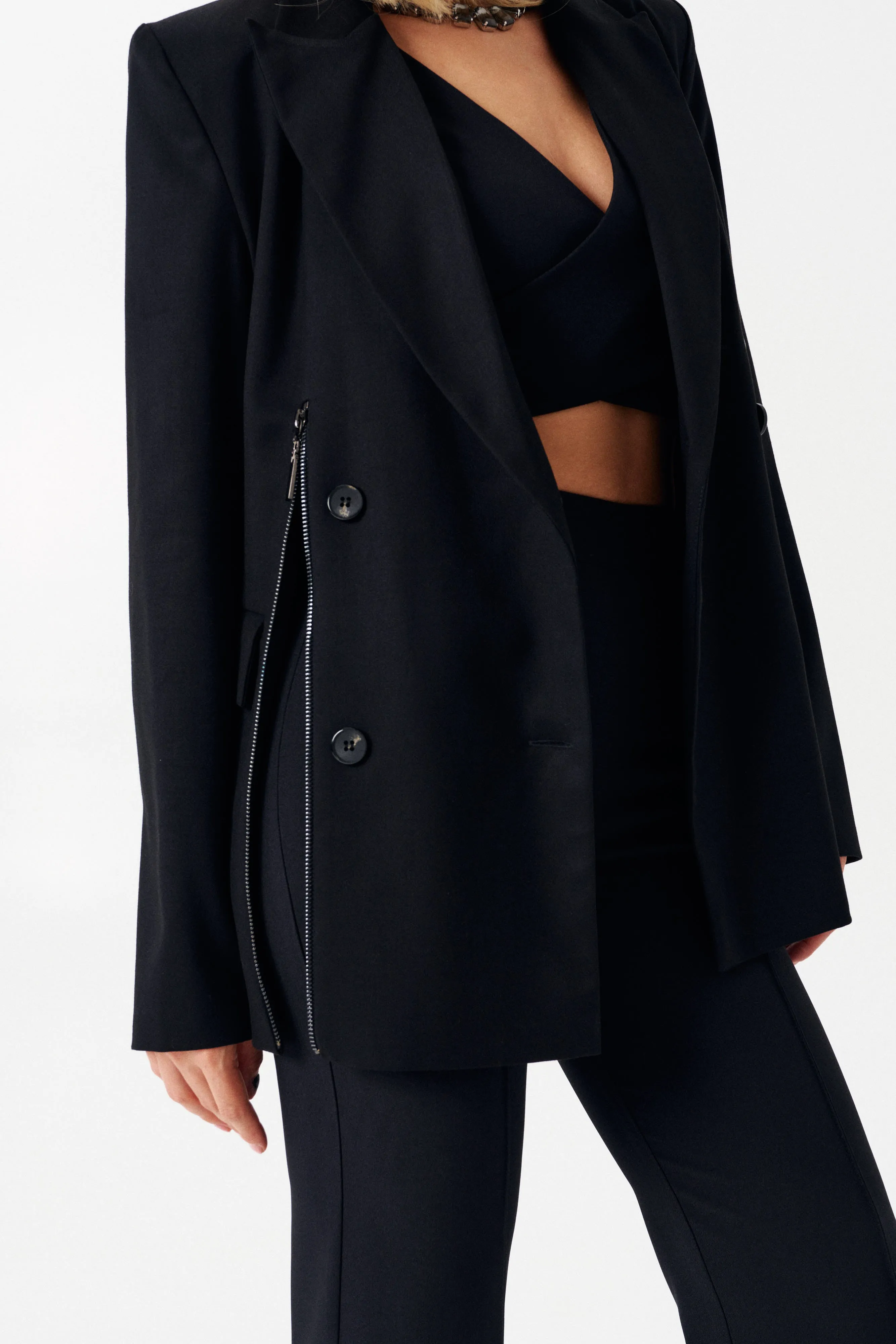 Jacket With Zippers