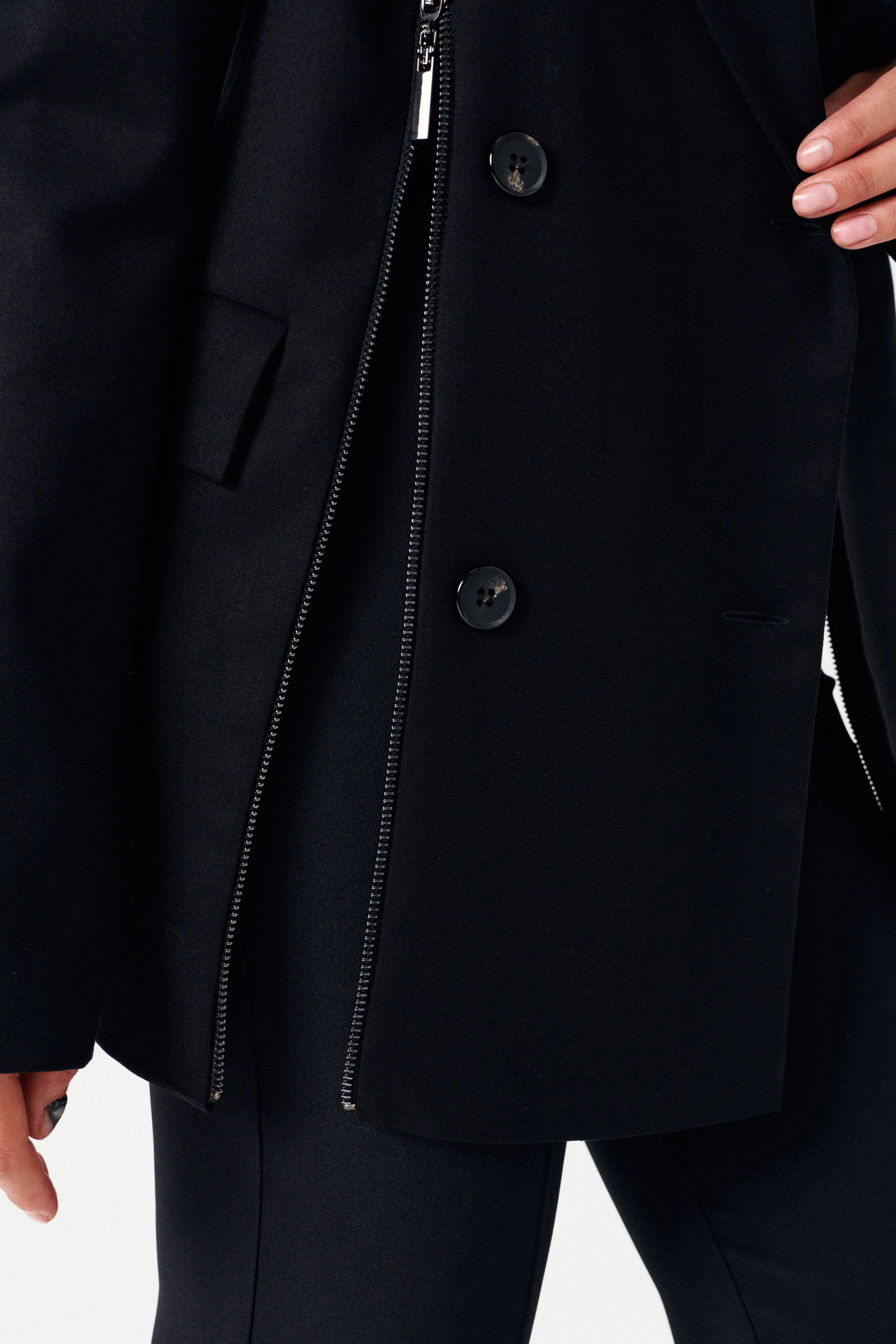 Jacket With Zippers