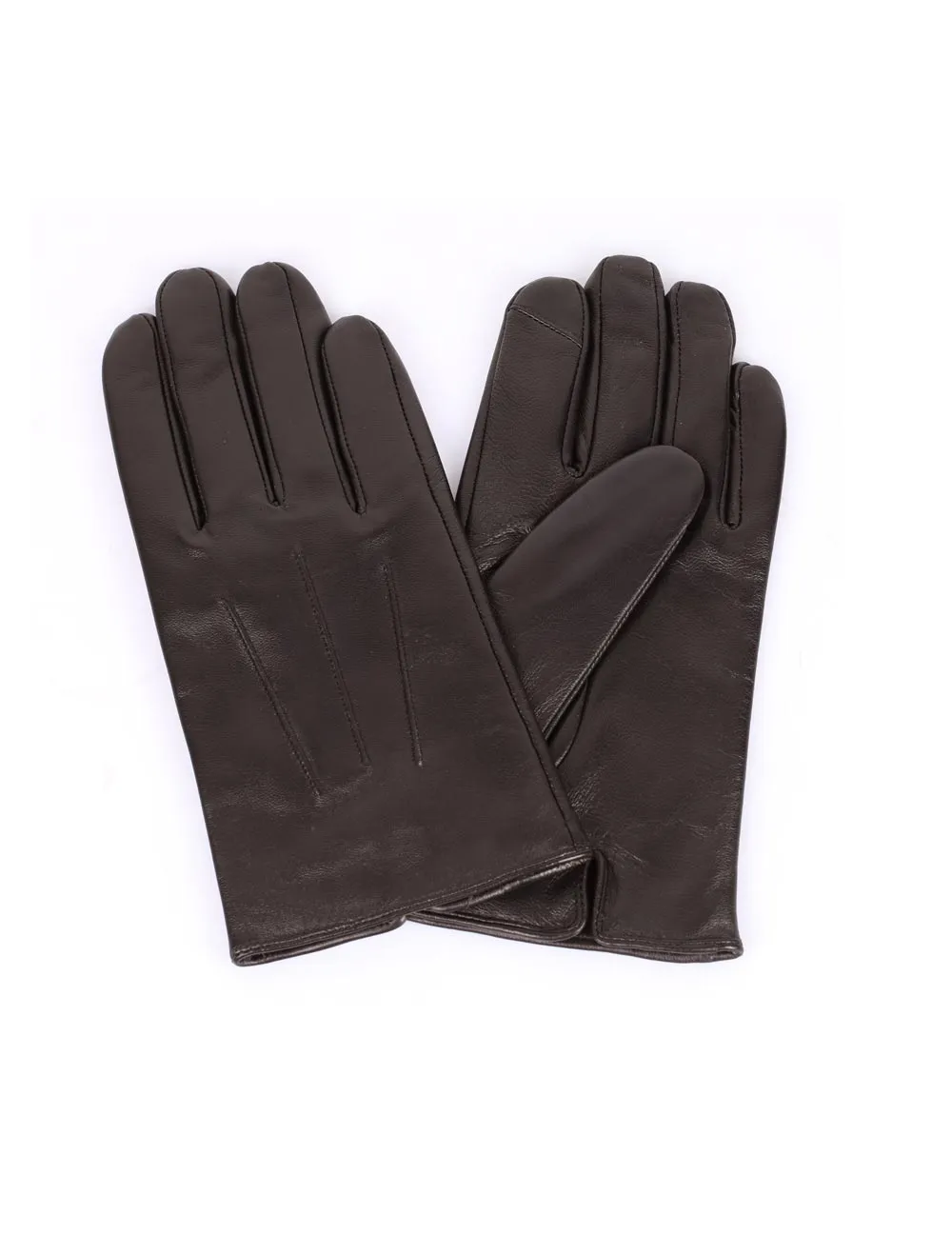 Karla Hanson Men's Deluxe Leather Touch Screen Gloves