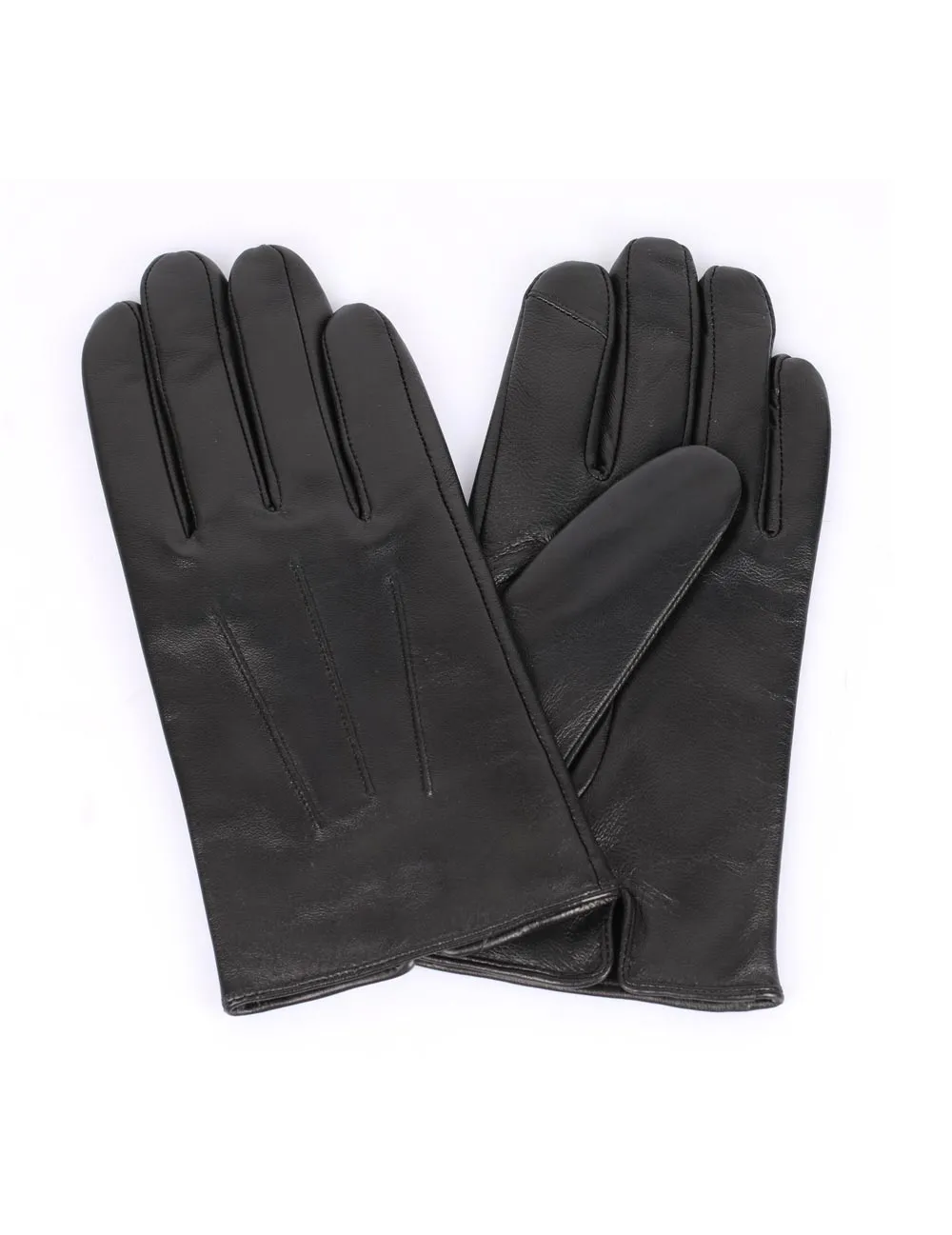 Karla Hanson Men's Deluxe Leather Touch Screen Gloves