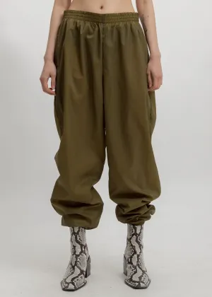 Khaki Jogger With Shield Logo