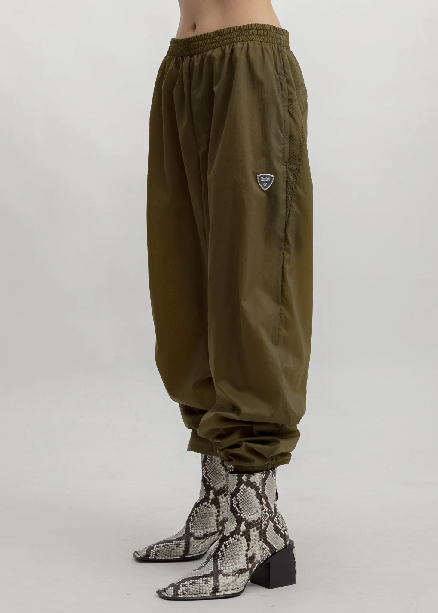 Khaki Jogger With Shield Logo