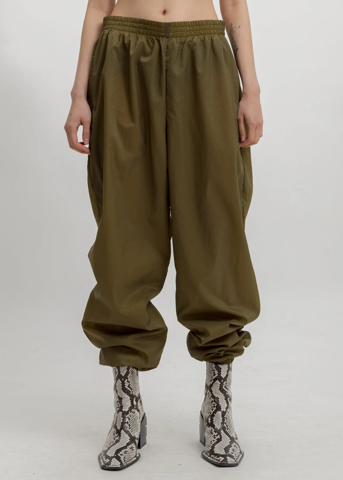 Khaki Jogger With Shield Logo