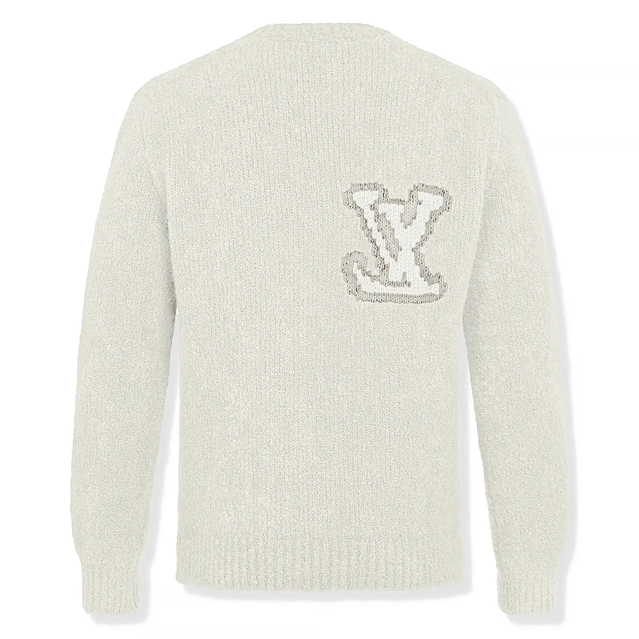 Louis Vuitton LV Instarsia Wool Milk White Knit