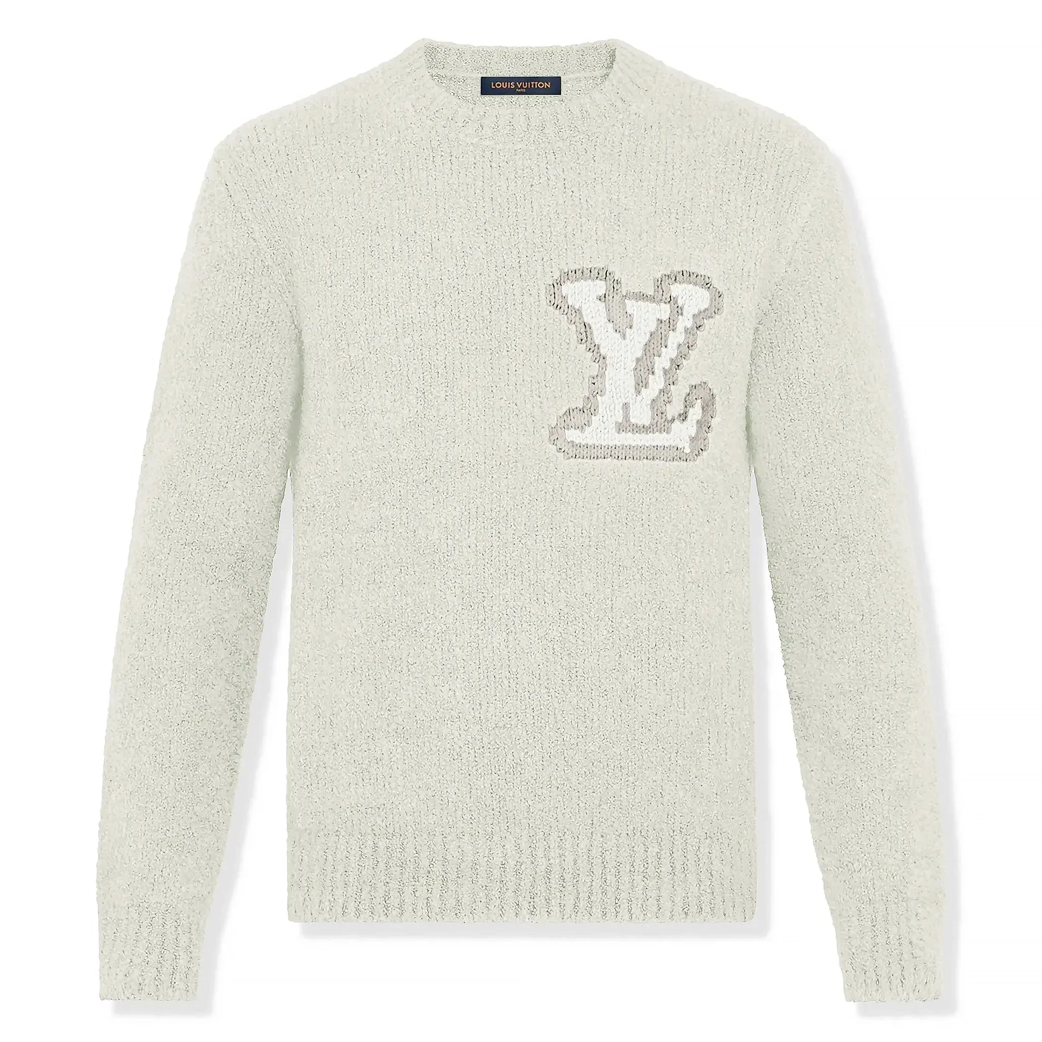 Louis Vuitton LV Instarsia Wool Milk White Knit