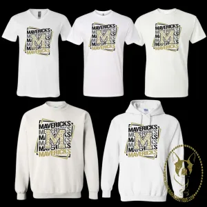 Mavs- Mavericks Leopard Square Gear (5 Shirt Options)