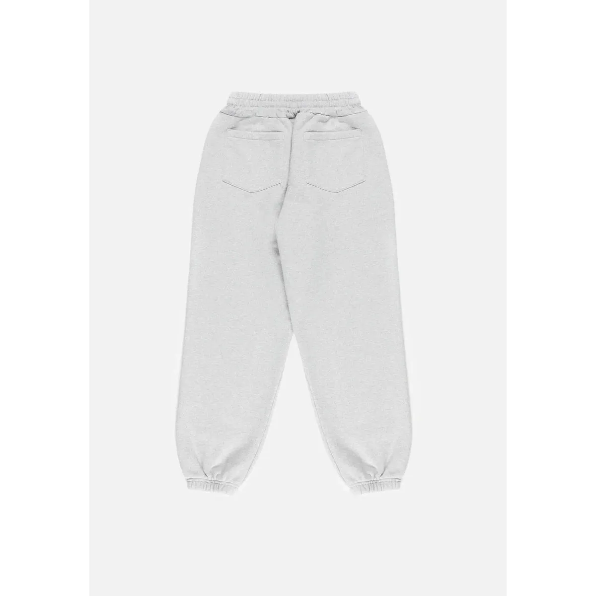 MKI 800 GSM SUPERWEIGHT WIDE LEG JOGGERS GREY