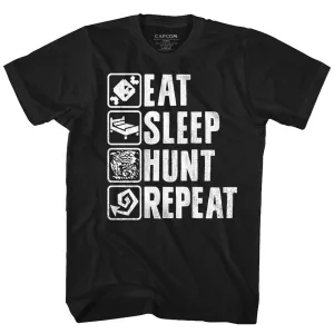 Monster Hunter Hunt Repeat Men's T-Shirt