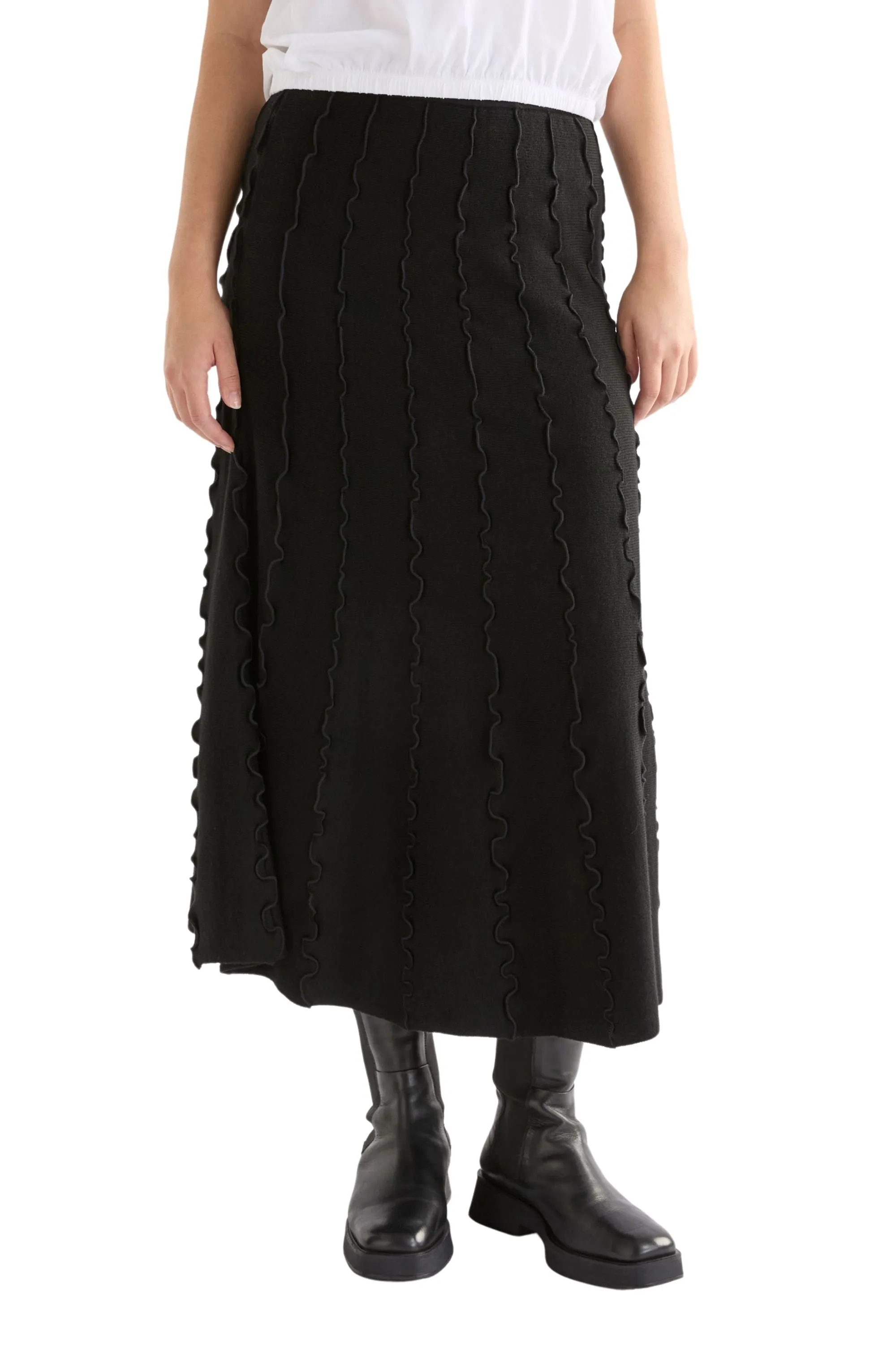 MUSSE KNIT SKIRT - K0151