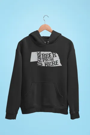 Nebraska Drink Beer From Here® - Craft Beer Hoodie