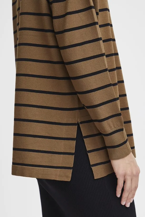 Olive Stripe Knit