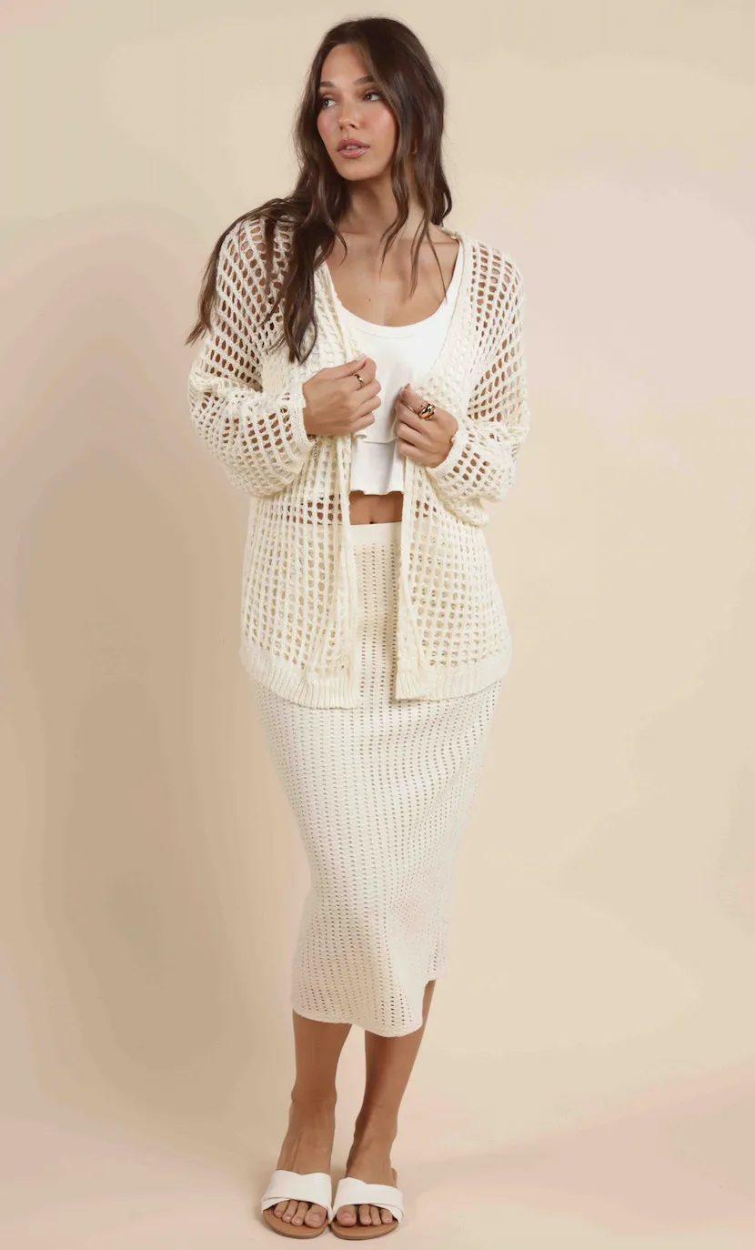 Open Knit Cardigan