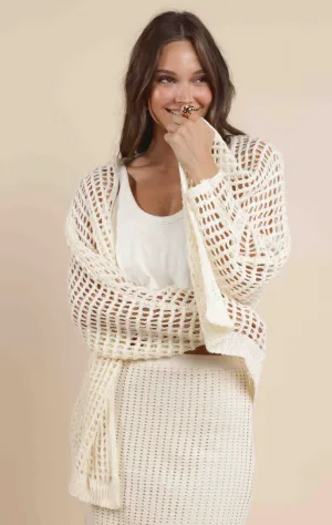 Open Knit Cardigan