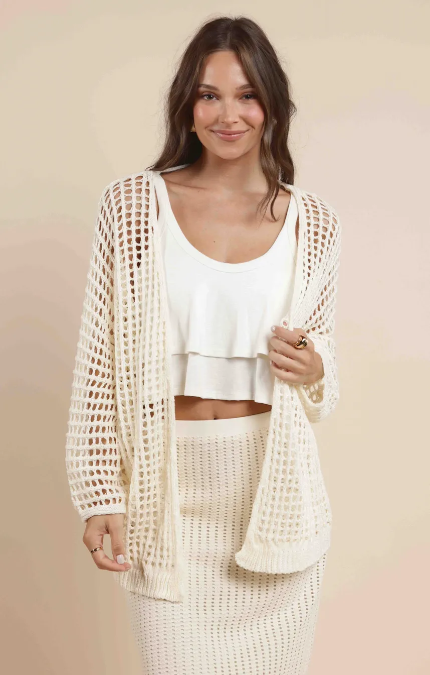 Open Knit Cardigan