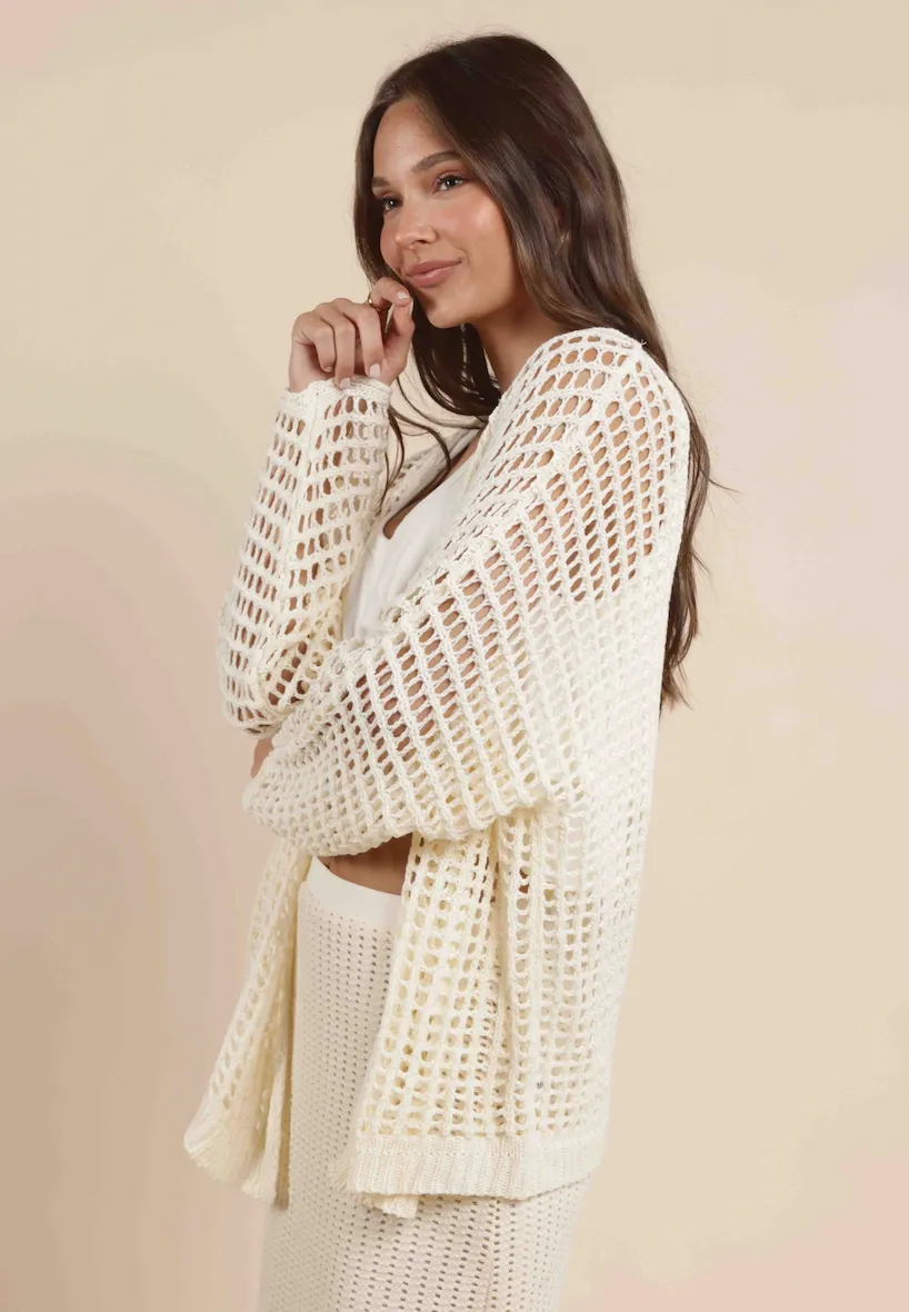 Open Knit Cardigan