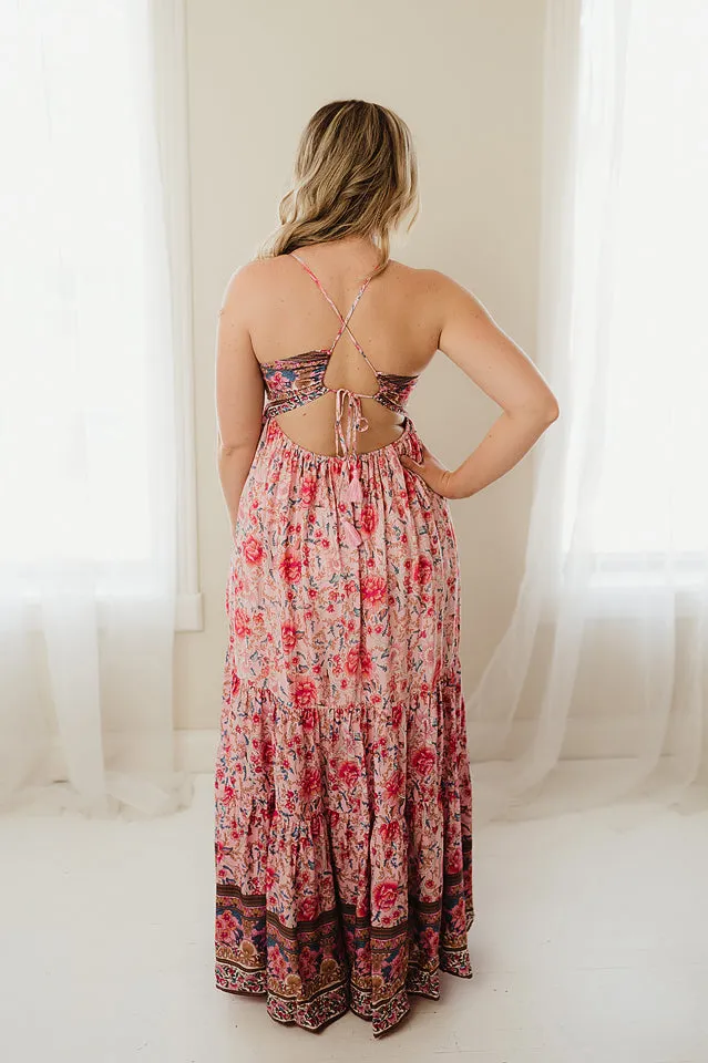 Open Tie Back Maxi