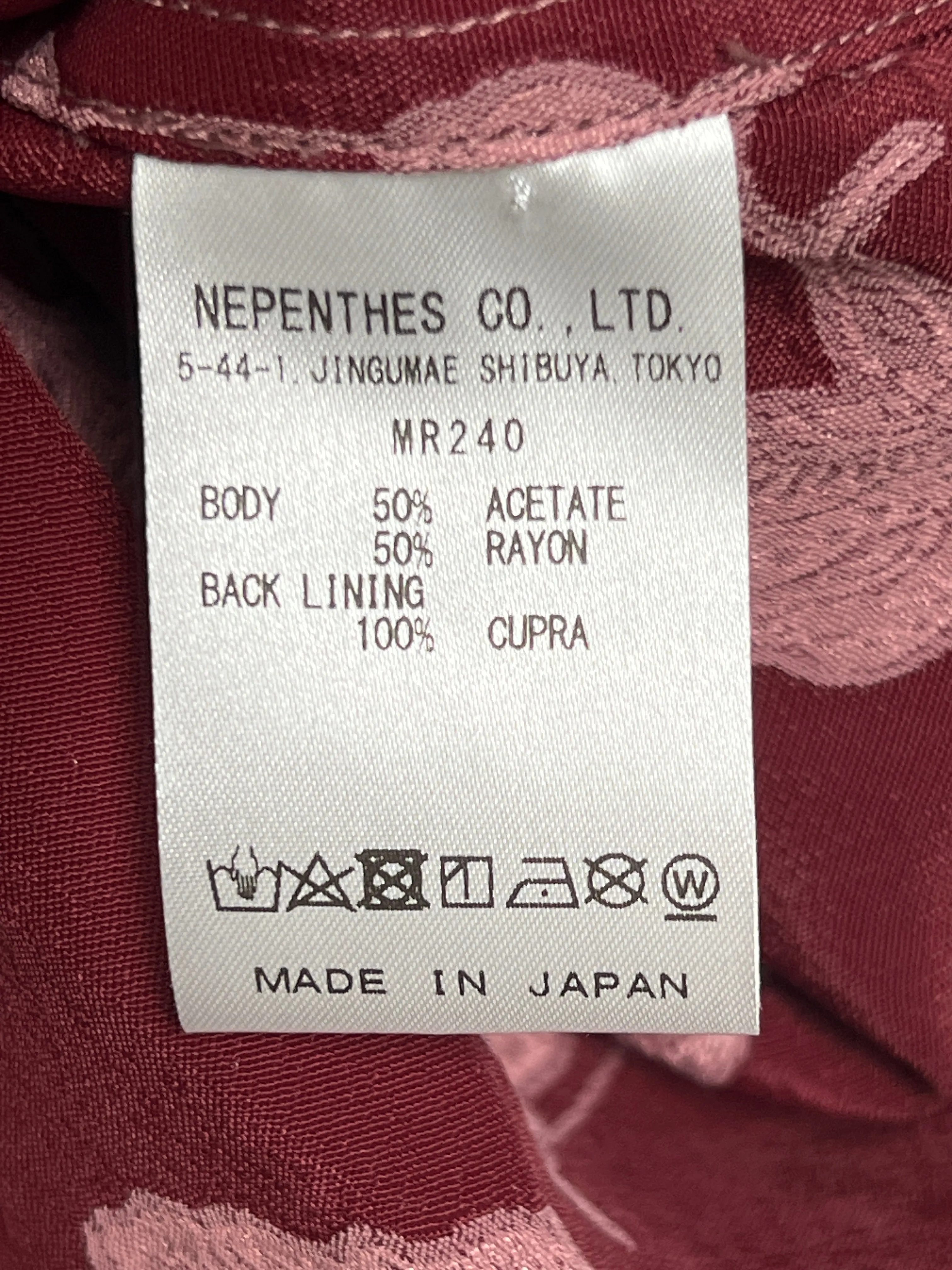 Papillion Jacquard Camp Collar Shirt