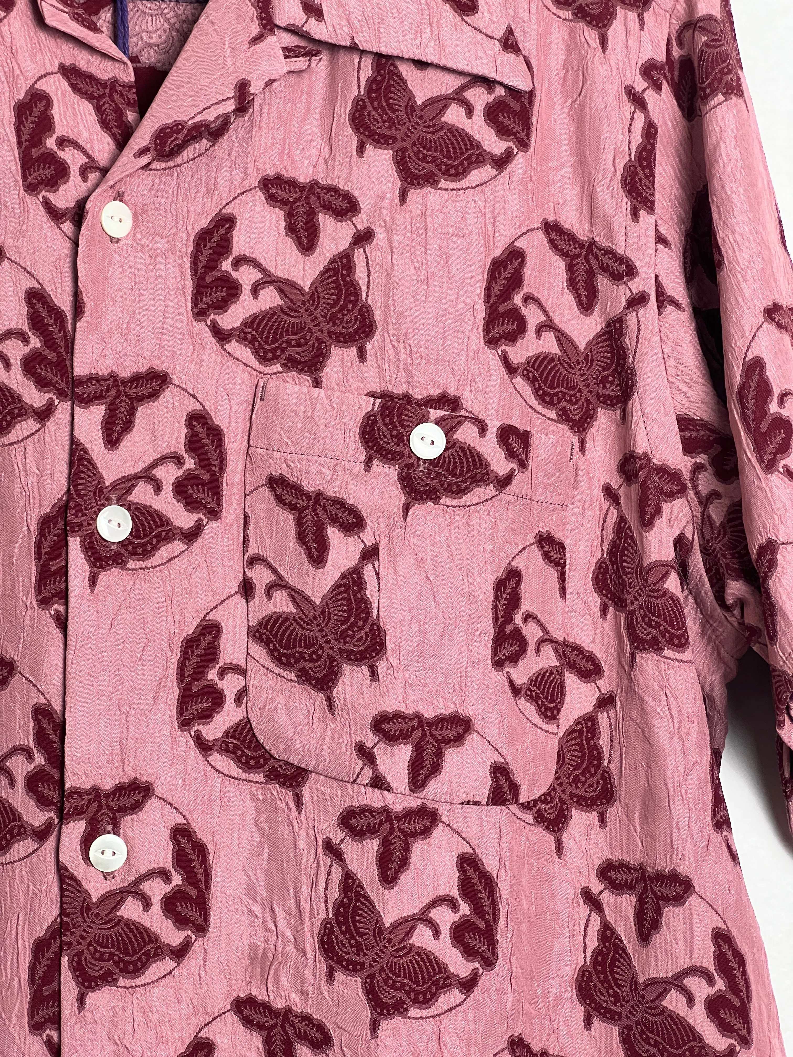 Papillion Jacquard Camp Collar Shirt