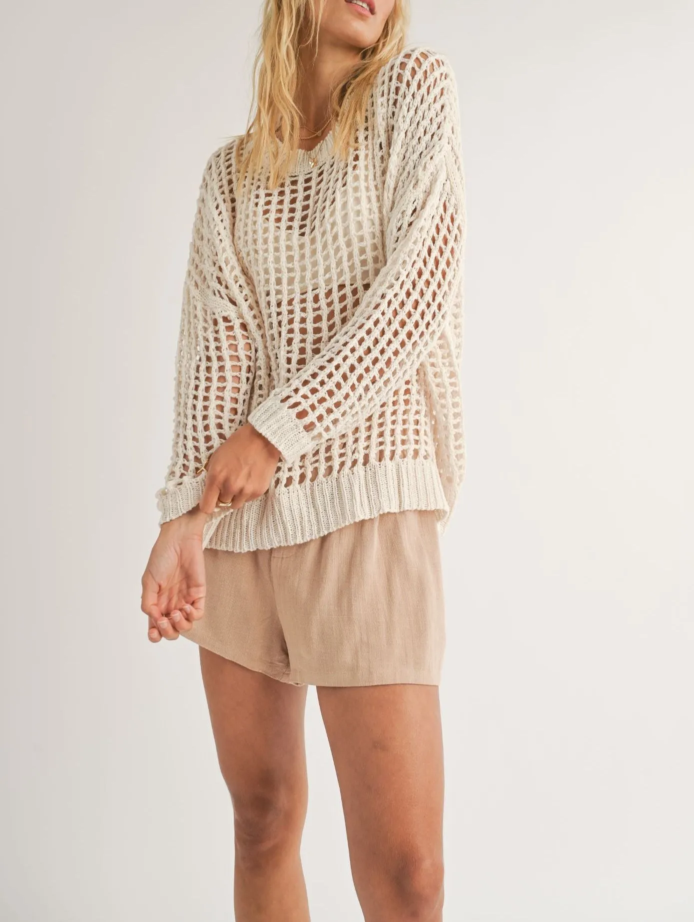 Paulie Open Knit Sweater